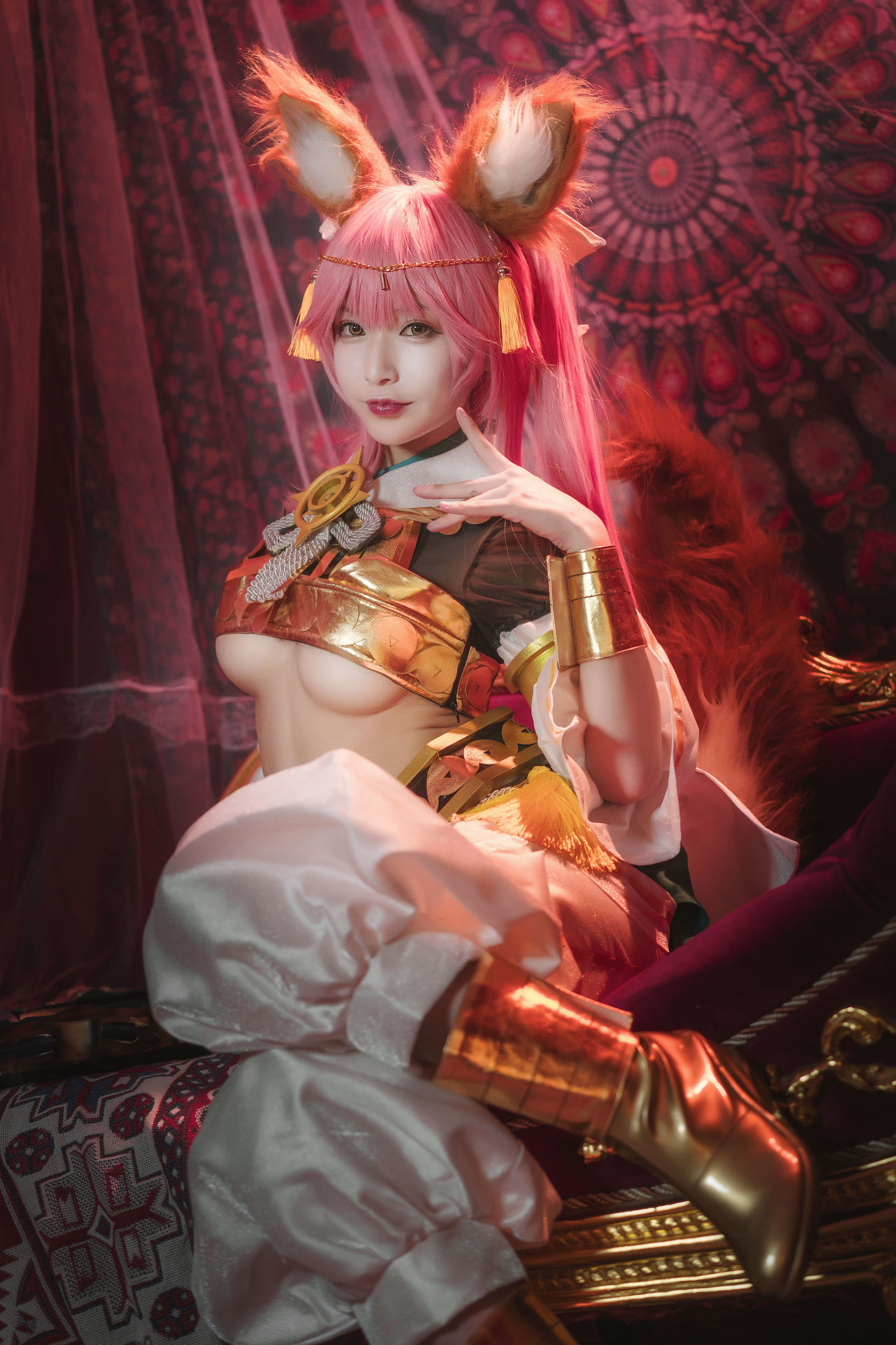 コスプレ写真] アニメブロガー 鉄板焼き鬼舞w - 玉藻前 神話