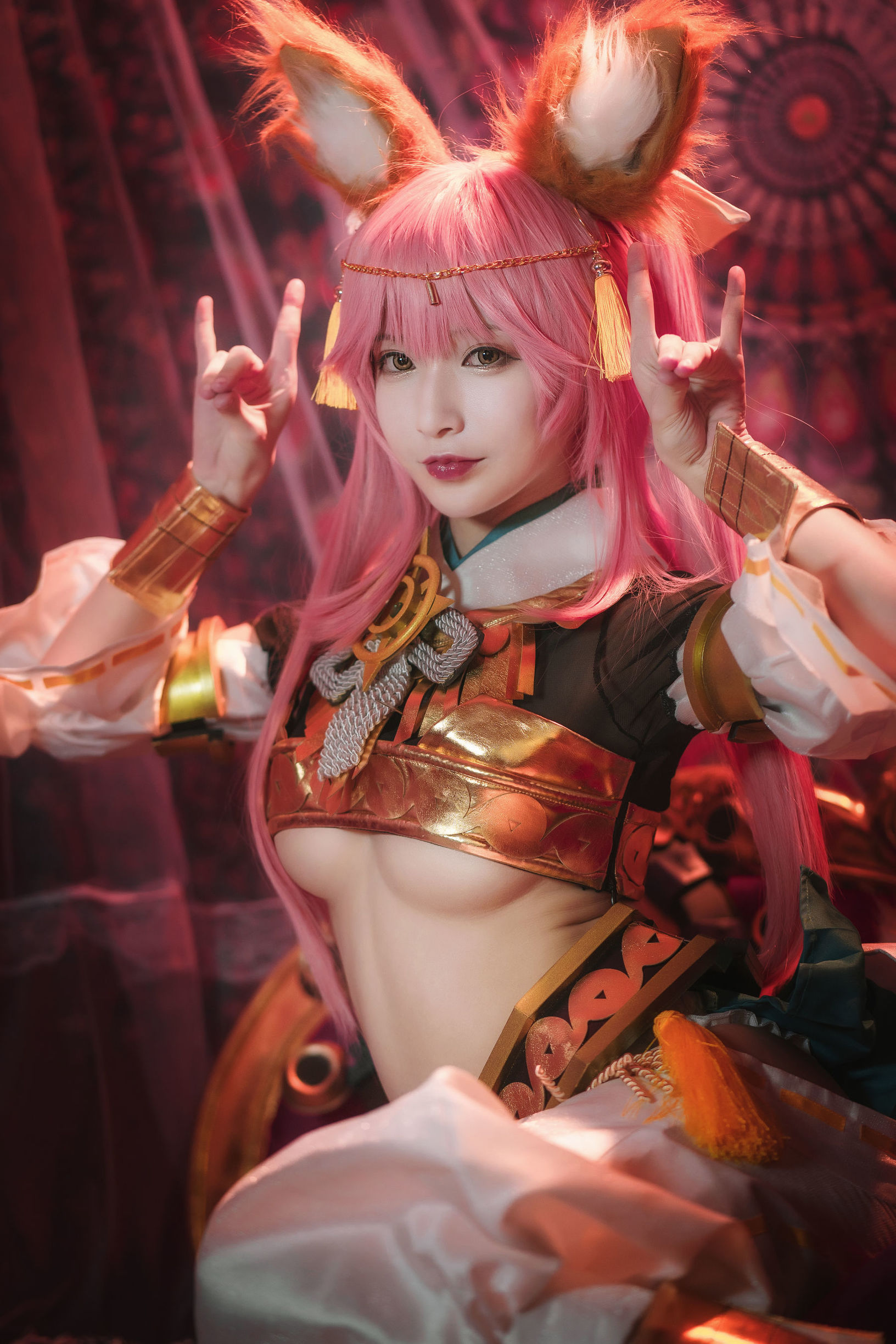 コスプレ写真] アニメブロガー 鉄板焼き鬼舞w - 玉藻前 神話