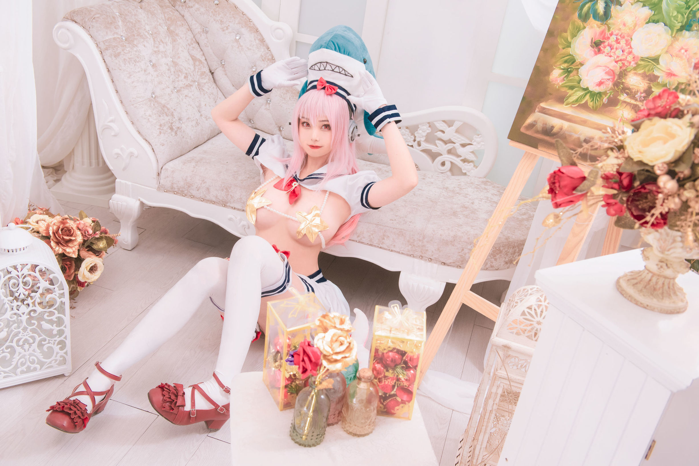 Cosplay ภาพถ่าย] สไตล์โมเอะ พี่สาว ฮันนี่จู๊สแคทคิว - โซนิโกะ ราศีมีน