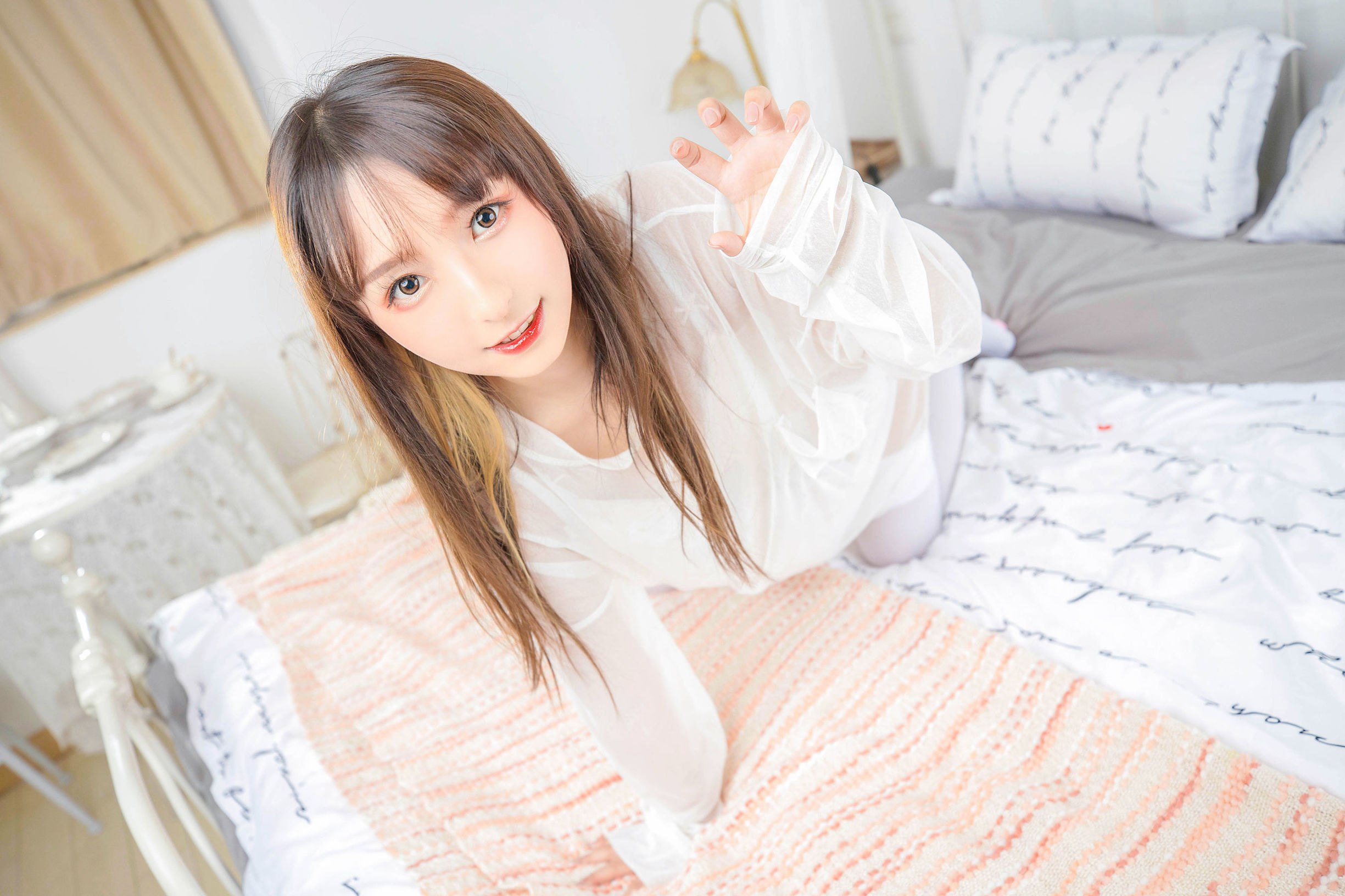 Ảnh Cosplay]  belle ta Kagurazaka Mafuyu Okaeri - Chân Mèo Tơ Trắng