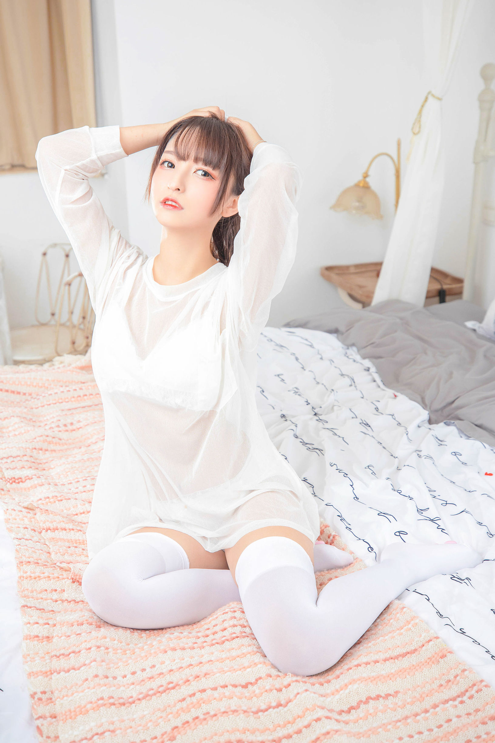 Ảnh Cosplay]  belle ta Kagurazaka Mafuyu Okaeri - Chân Mèo Tơ Trắng