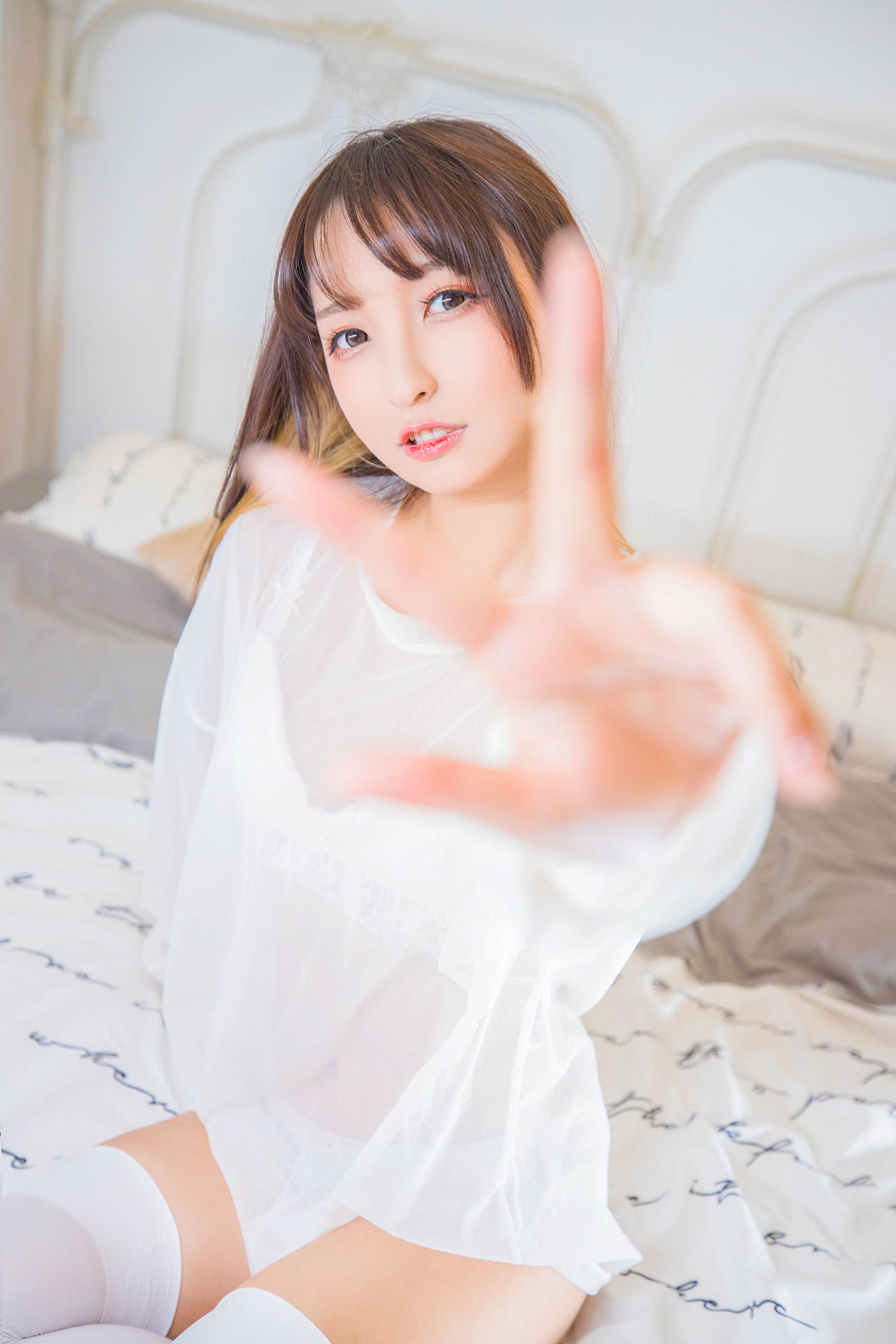 Ảnh Cosplay]  belle ta Kagurazaka Mafuyu Okaeri - Chân Mèo Tơ Trắng