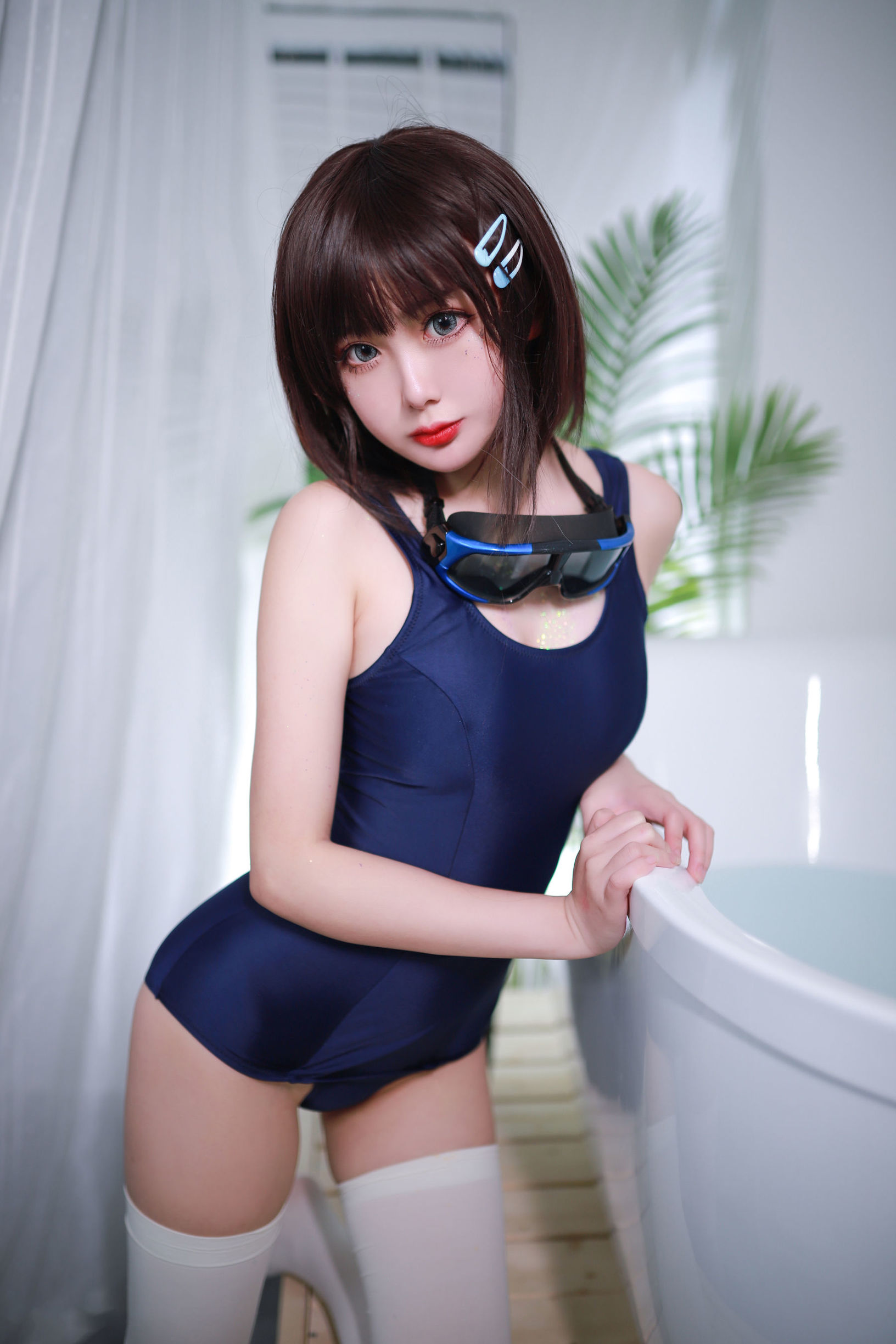 Cosplay寫真] 動漫博主您的蛋蛋 - 夏日泳裝 浴缸