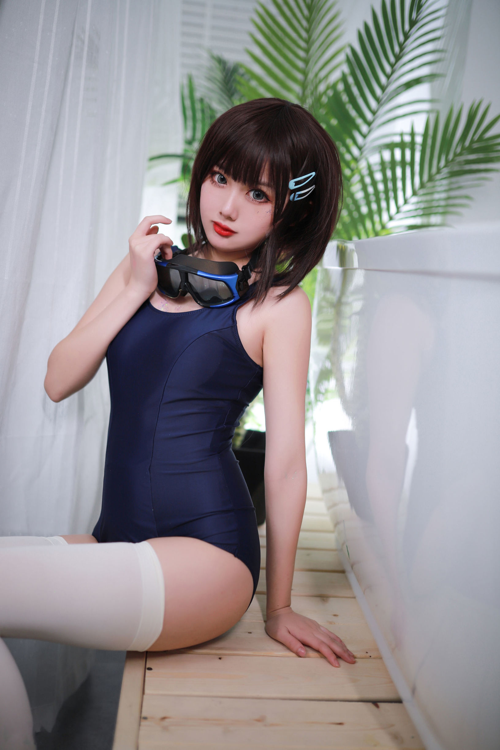 Cosplay Ảnh] Blogger Hoạt hình Your Dandan - Trang phục bơi mùa hè Bồn tắm