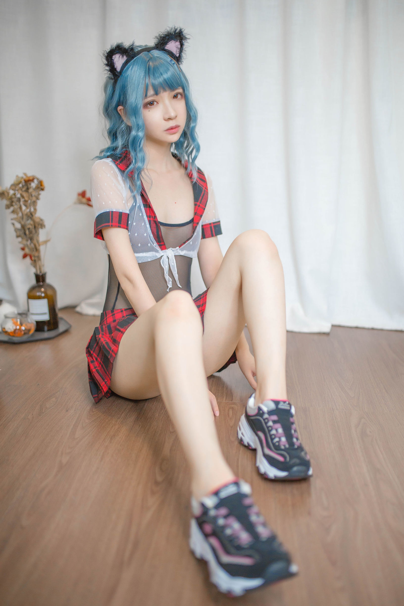 Cosplay 사진] 펑마오ss - 파란 머리