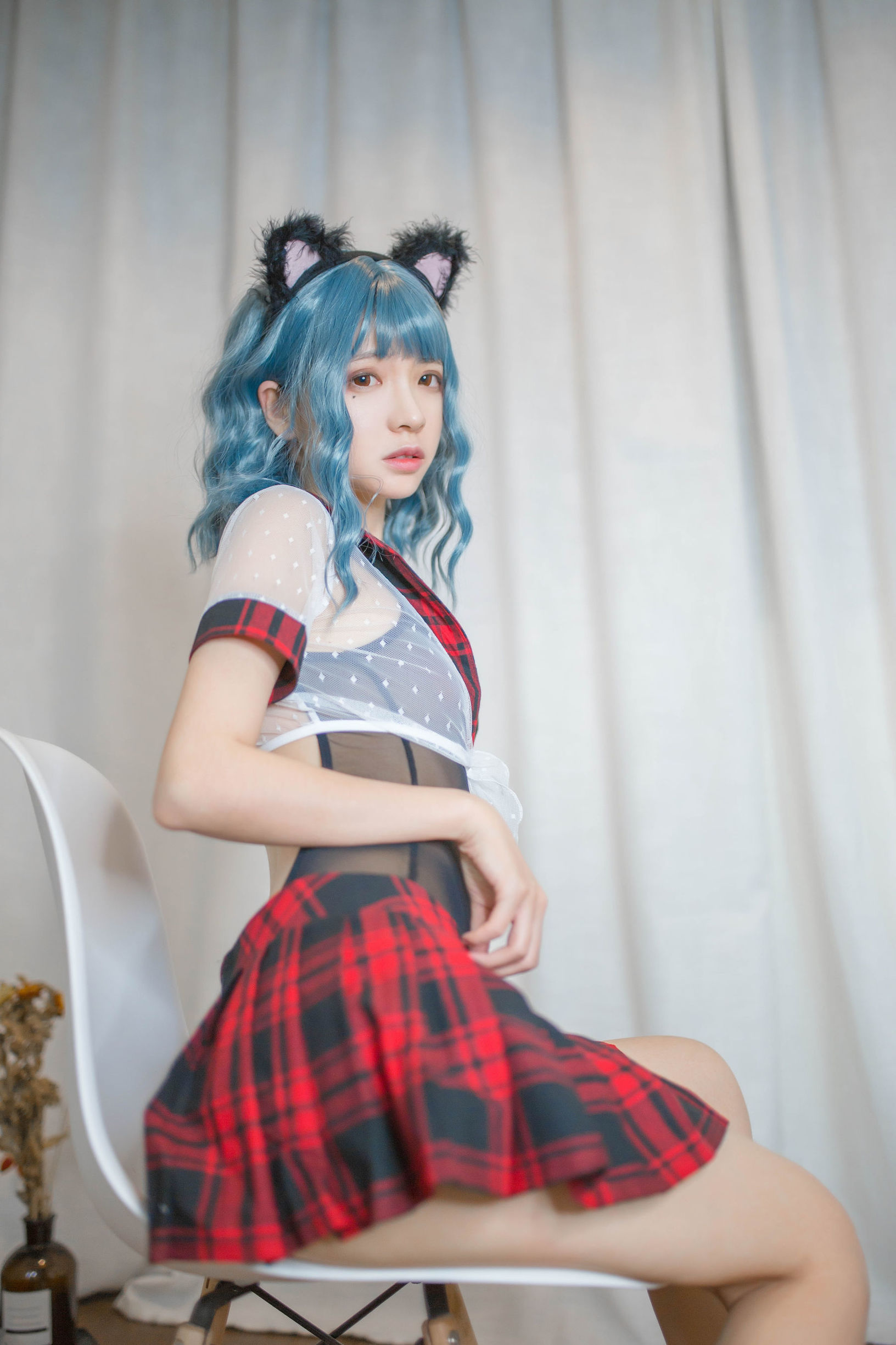 Cosplay 사진] 펑마오ss - 파란 머리