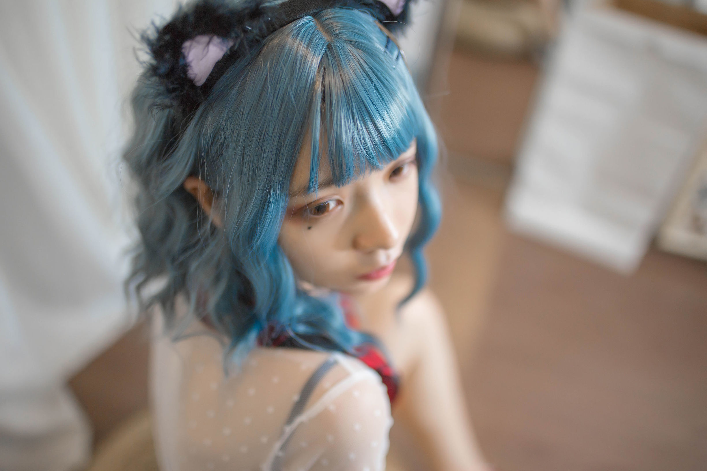 Cosplay 사진] 펑마오ss - 파란 머리