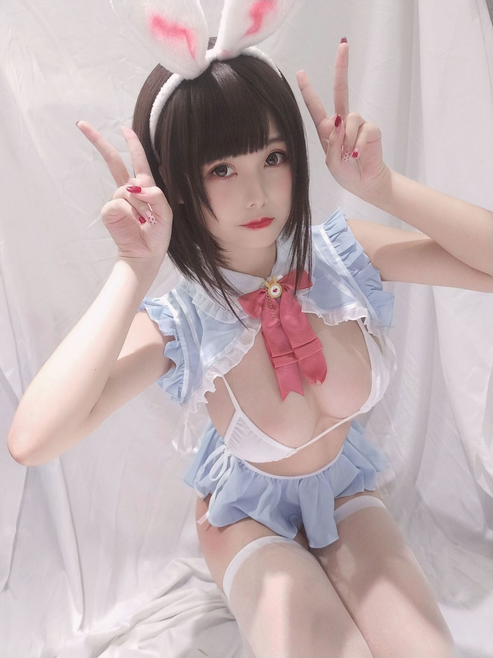 Cosplay写真] 萌え系お嬢様 ミツジルネコキュー - コバイトウ自撮り