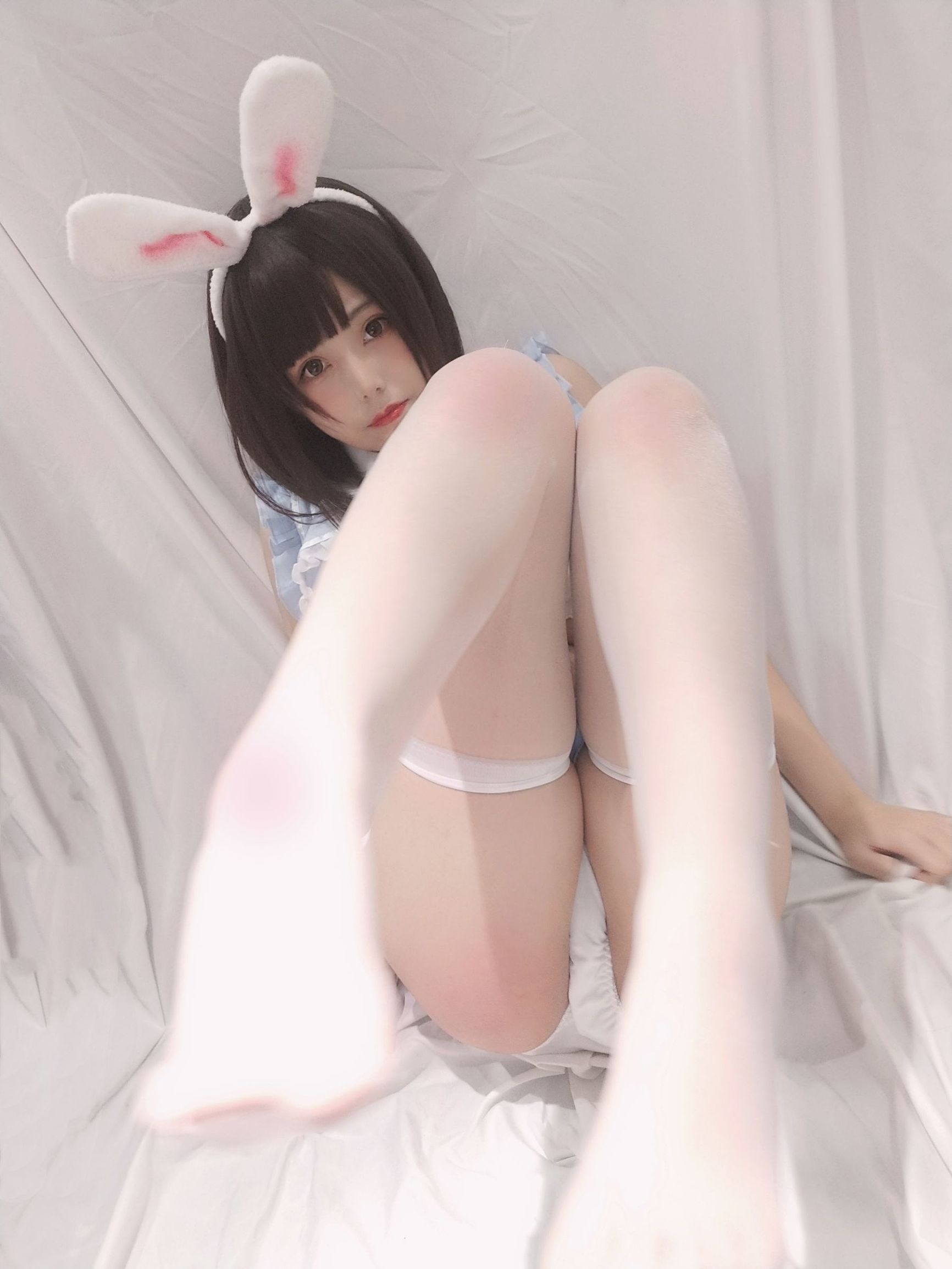 Cosplay Ảnh] Hệ moe tiểu thư Mật Trí Mèo Cưu - Tự chụp tiểu bạch thỏ