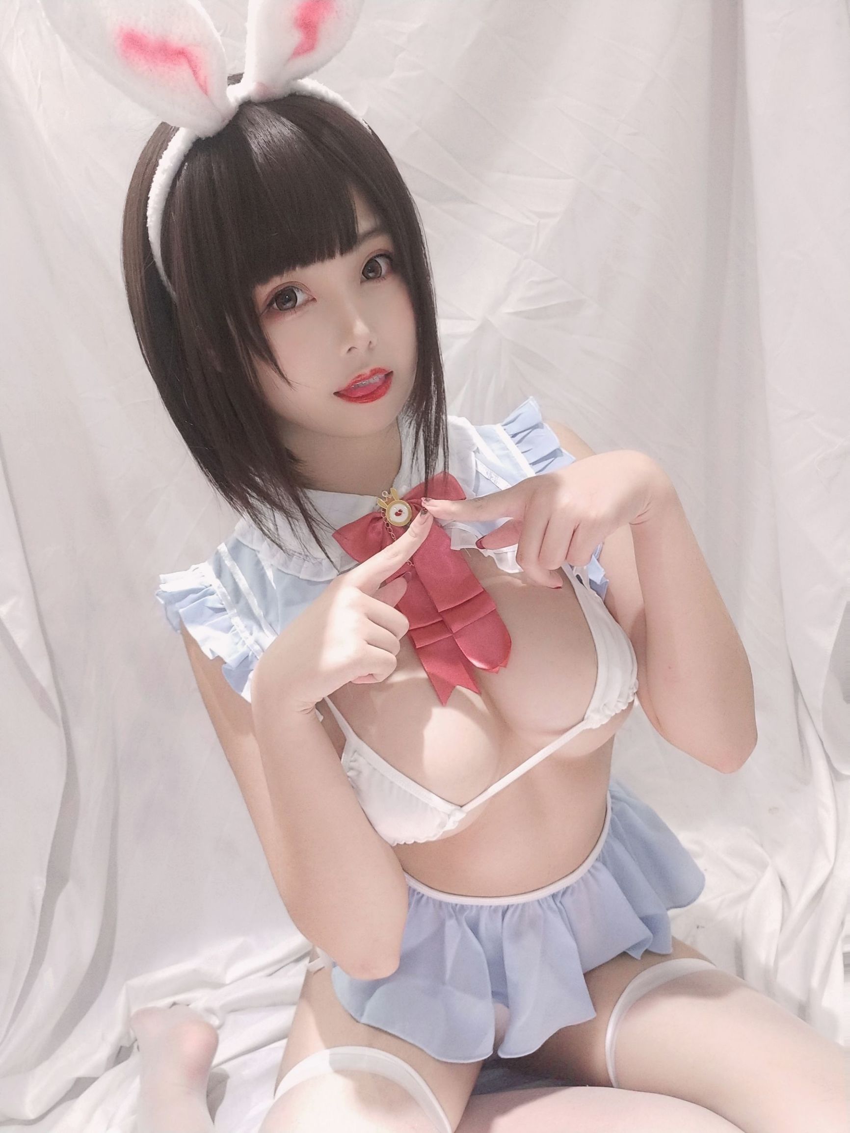Cosplay写真] 萌え系お嬢様 ミツジルネコキュー - コバイトウ自撮り