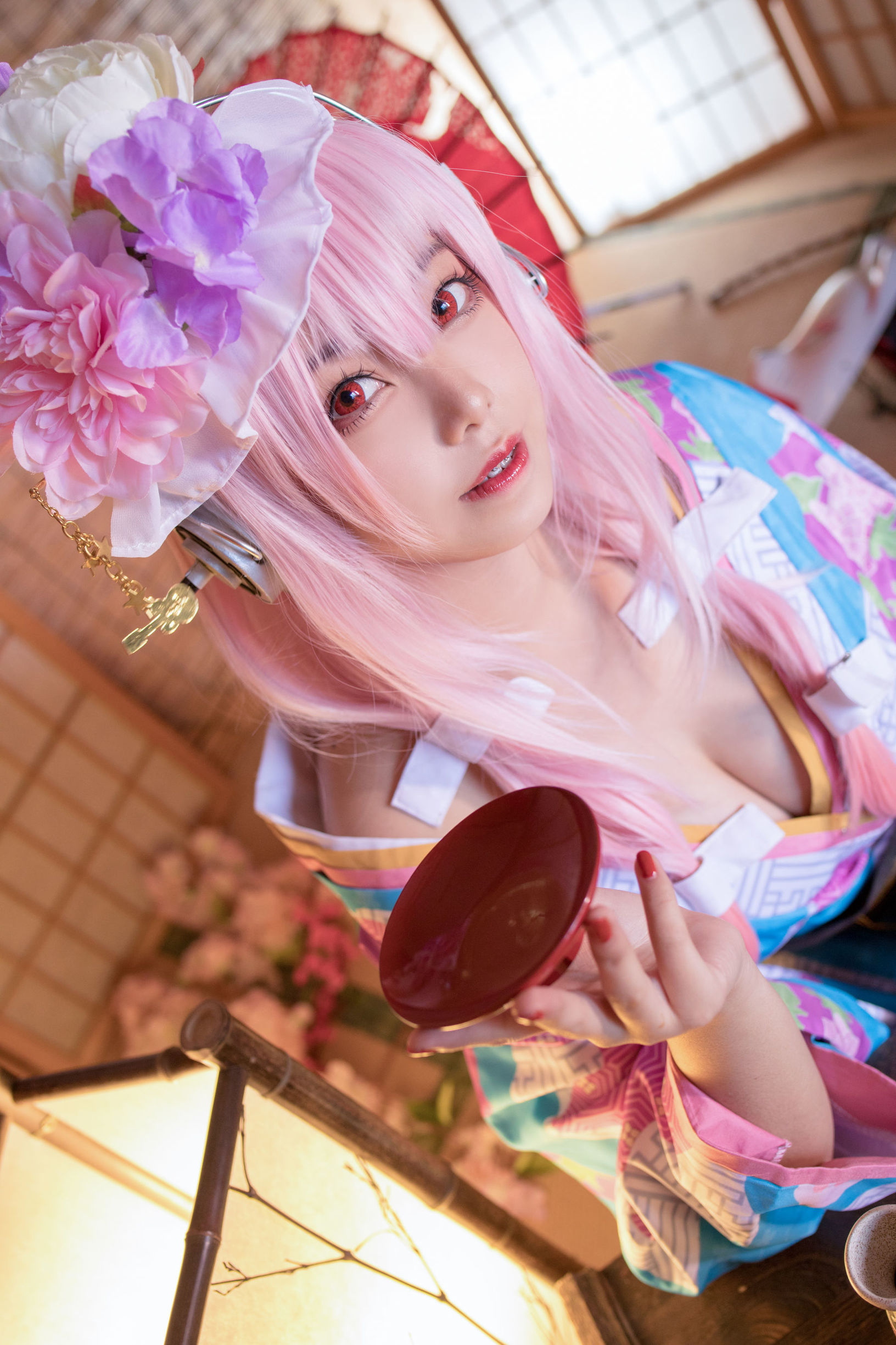 Cosplay Photos] Moe Style Miss Honey Cat Qiu - Soniko Kimono