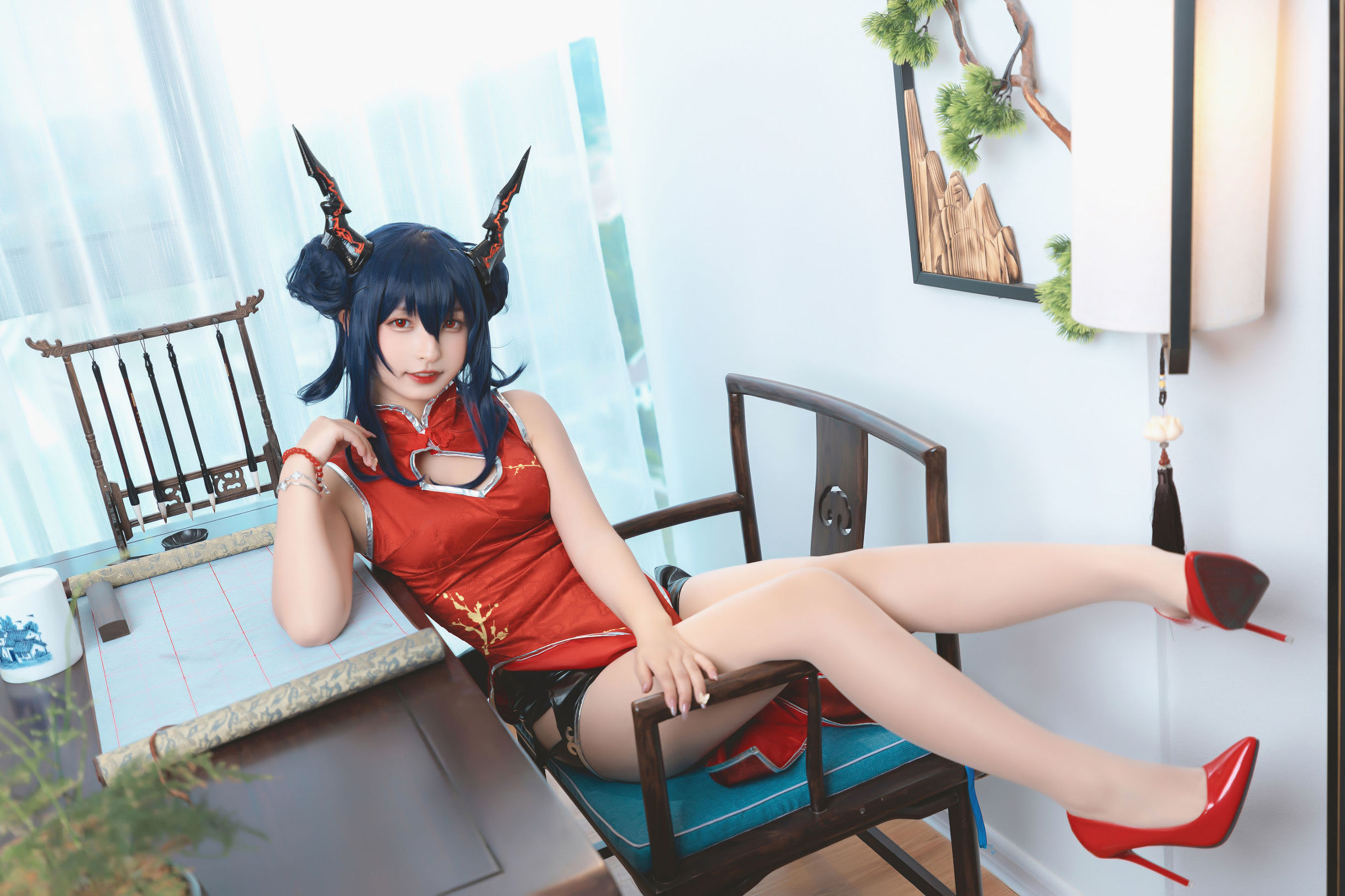 Cosplay 照片] 蘿莉神樂坂真冬 - 旗袍魔女