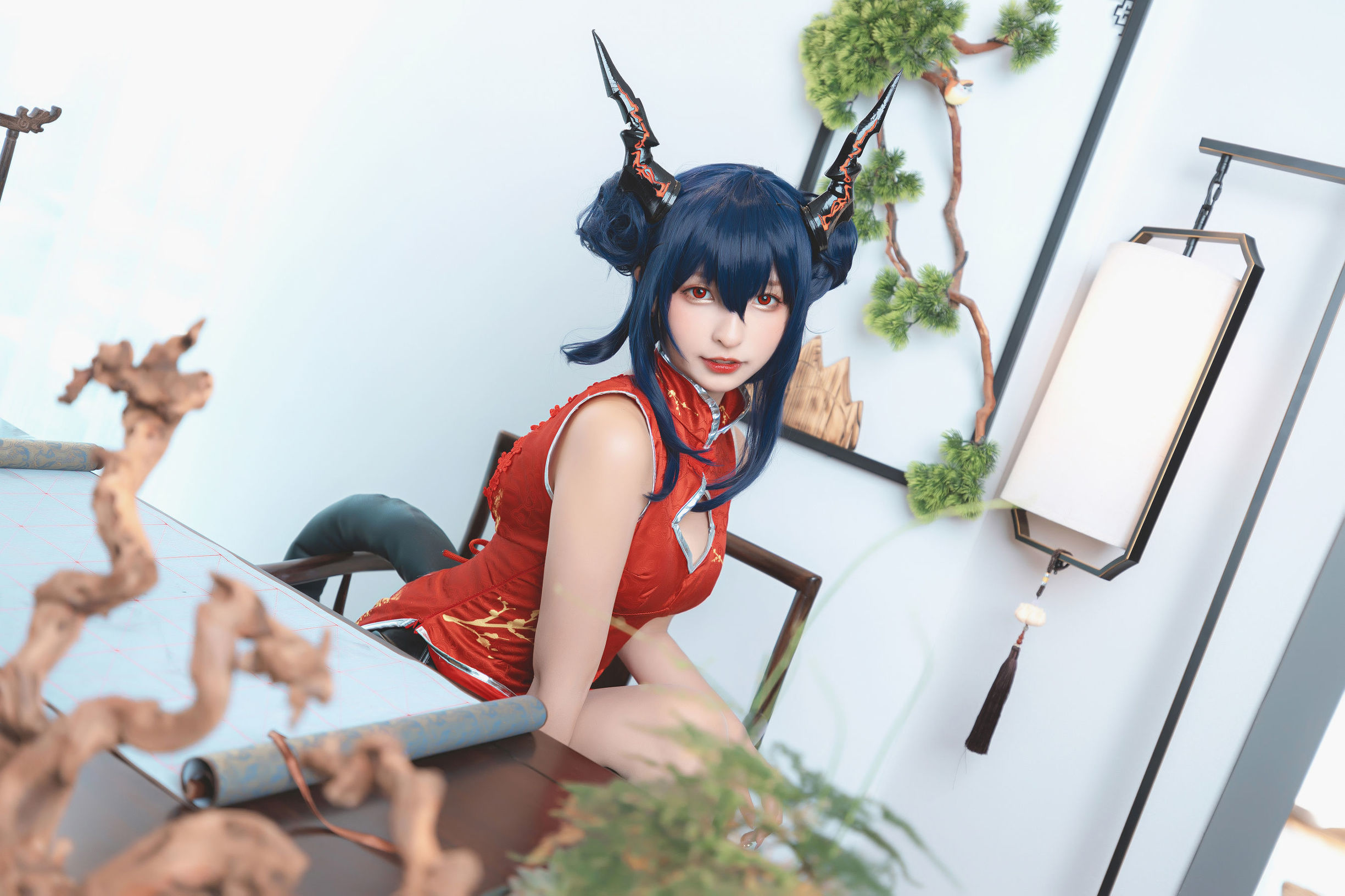 Cosplay 照片] 蘿莉神樂坂真冬 - 旗袍魔女
