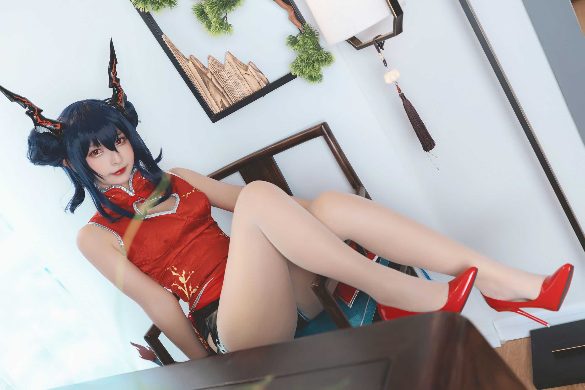 Cosplay 照片] 蘿莉神樂坂真冬 - 旗袍魔女