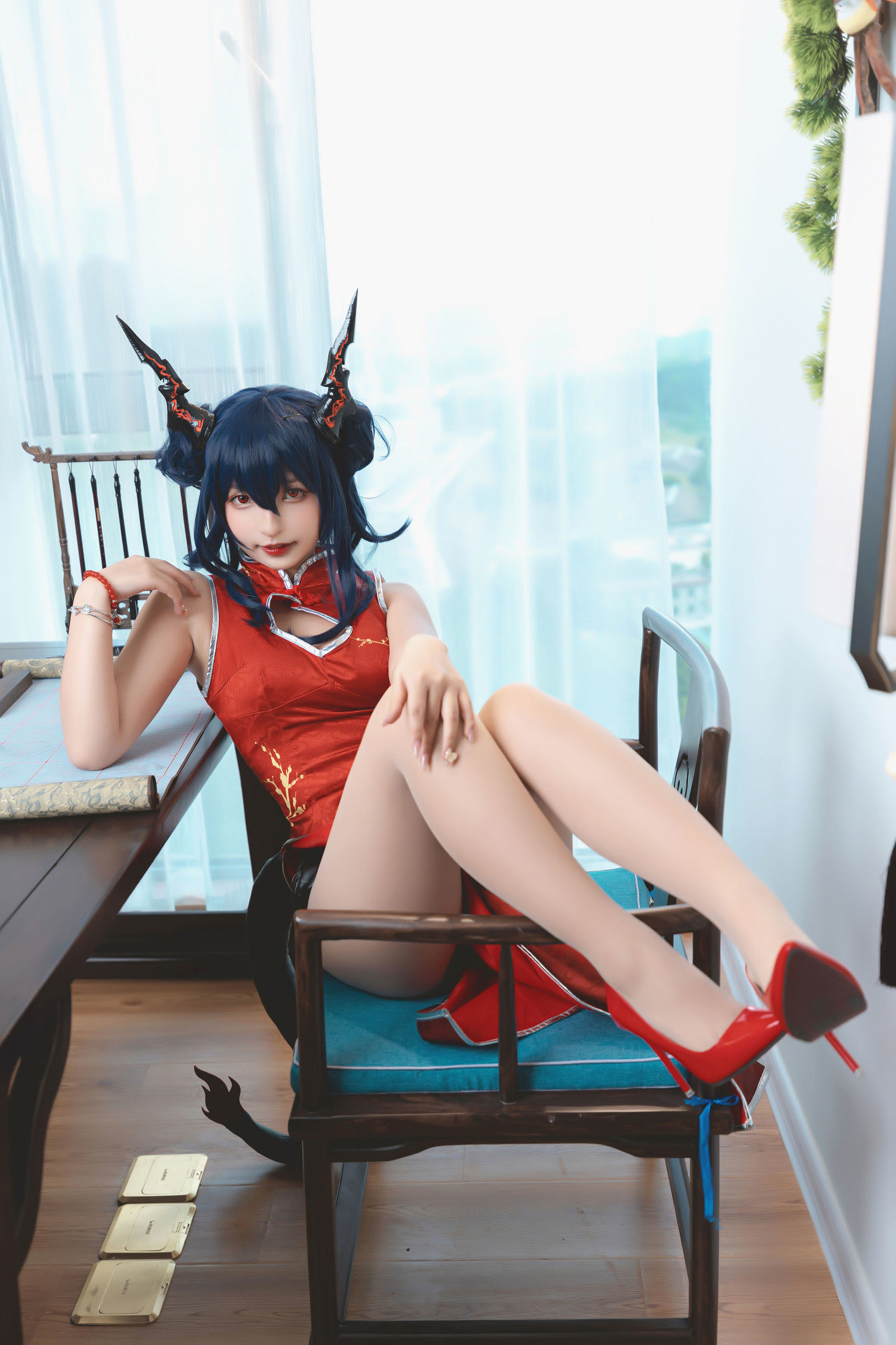 Cosplay 照片] 蘿莉神樂坂真冬 - 旗袍魔女