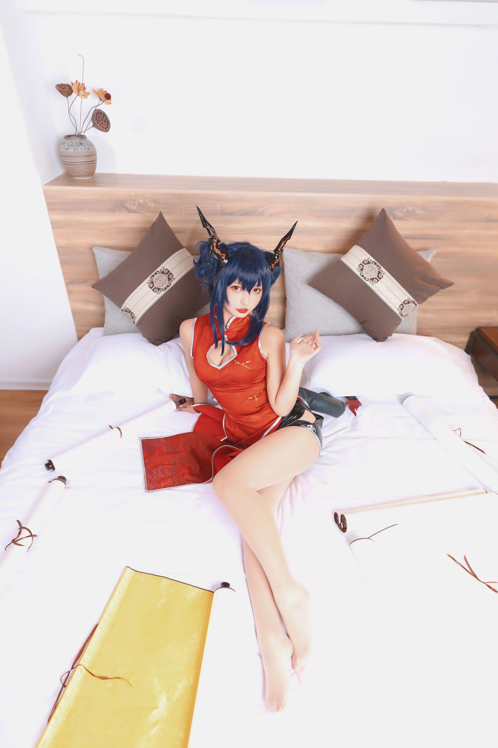 Cosplay 사진] 로리 가구라자카 마후유 - 치파오 마녀