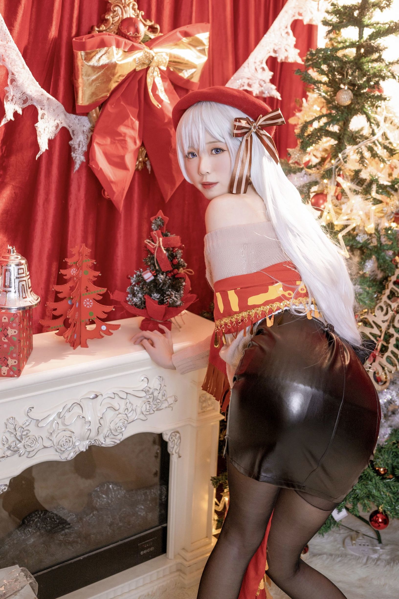 コスプレ写真] アニメブロガー ザージャン ムム - ベルファスト メイドの買い物日