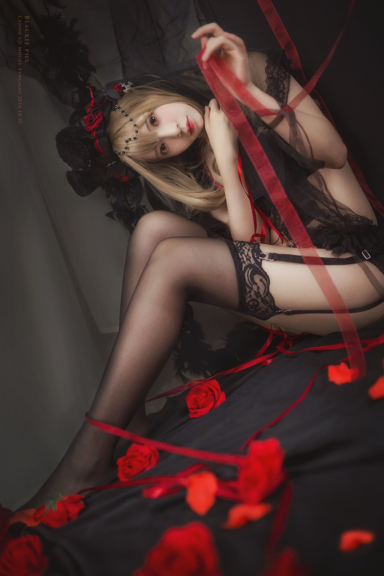 Cosplay Photos] Feng Mao ss - Black Rose