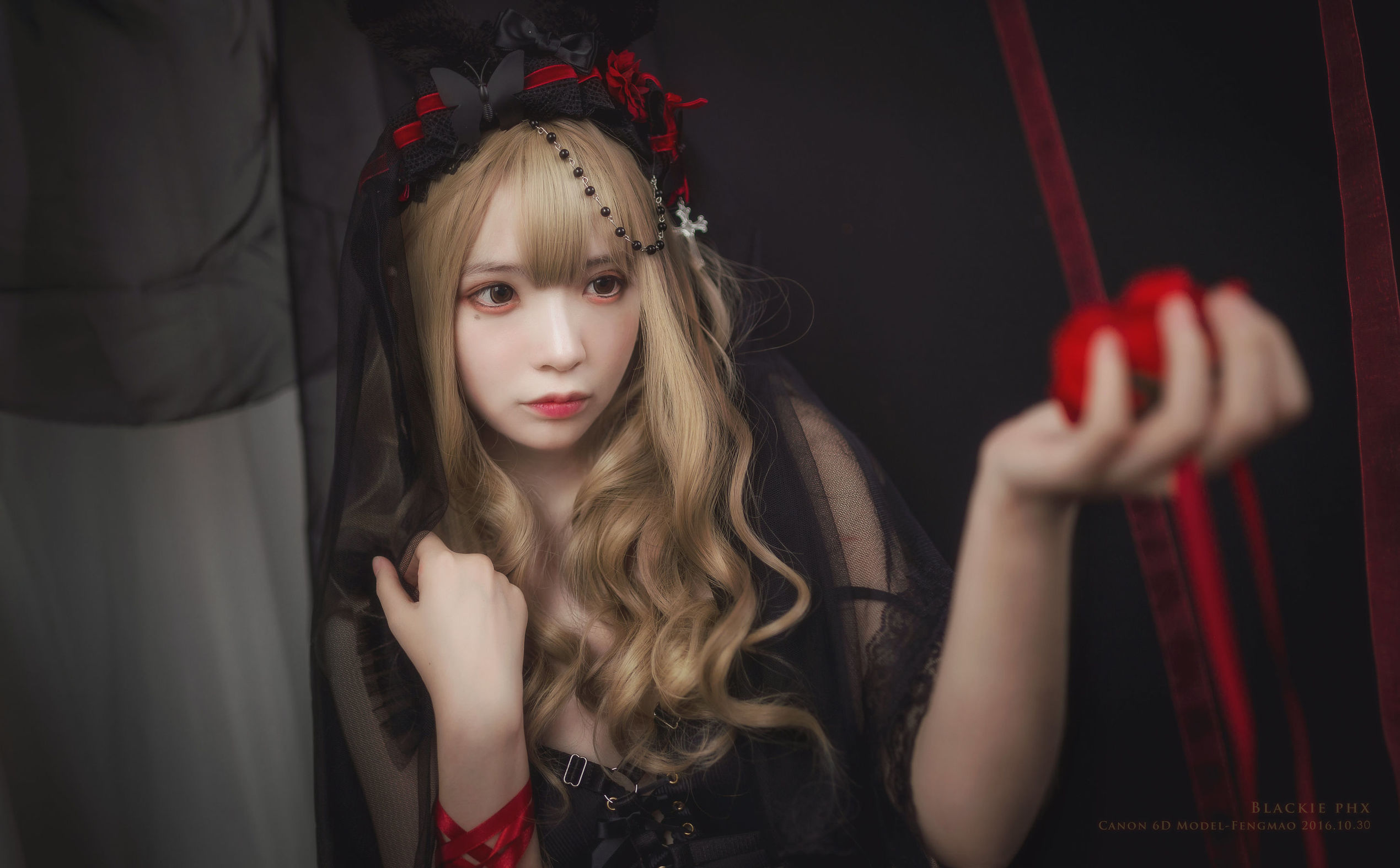 コスプレ写真] フェンマオSS - 黒薔薇