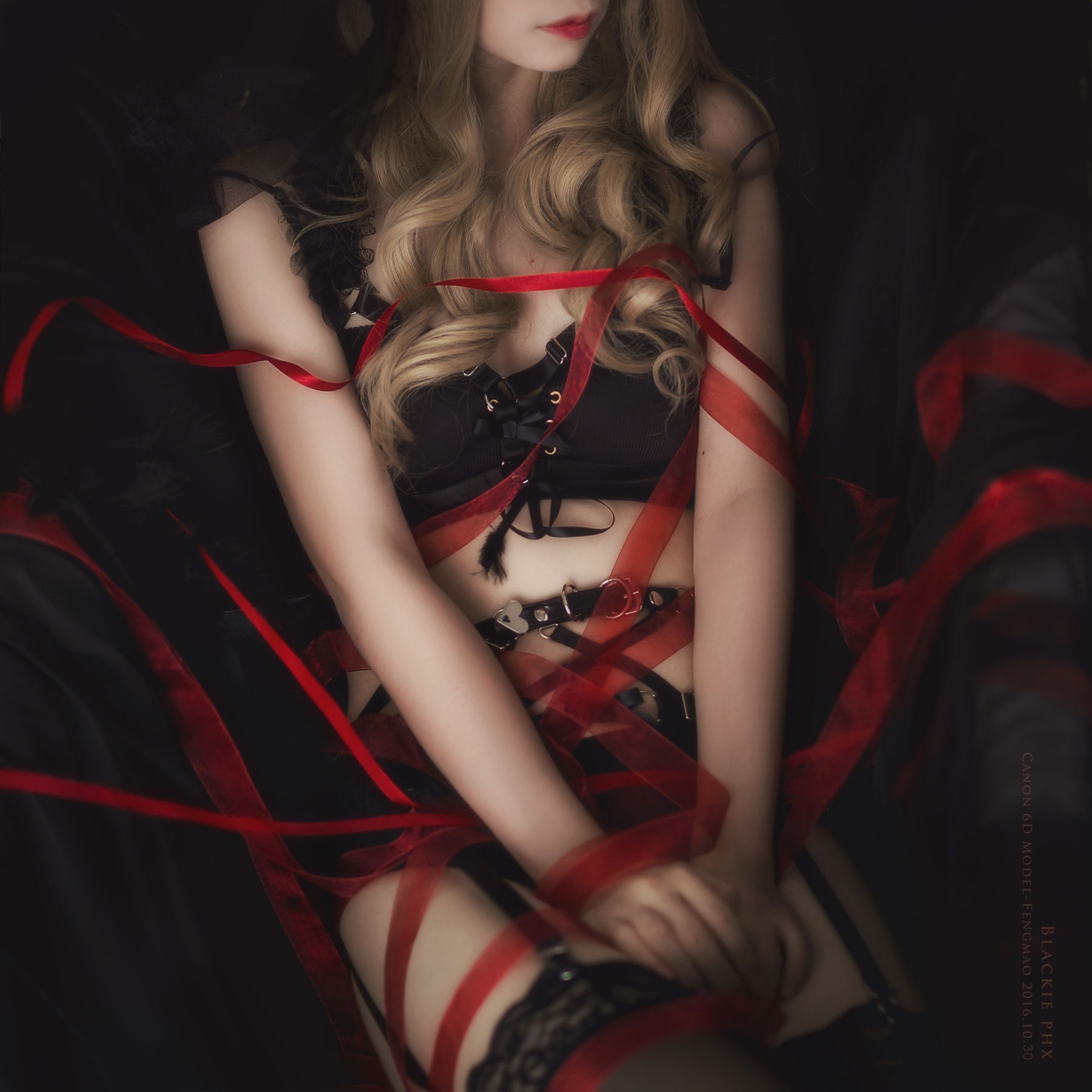 コスプレ写真] フェンマオSS - 黒薔薇