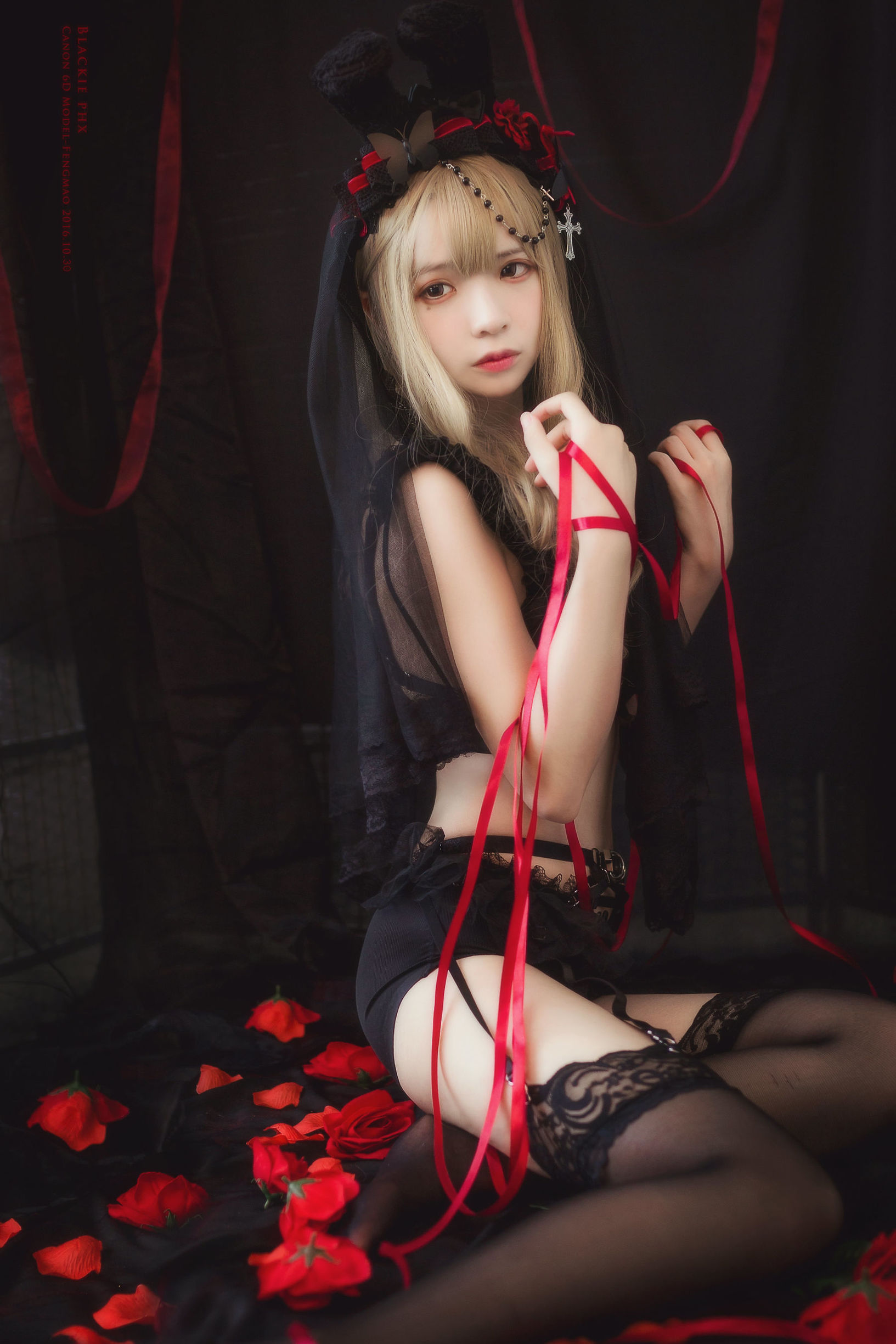 Cosplay Photos] Feng Mao ss - Black Rose
