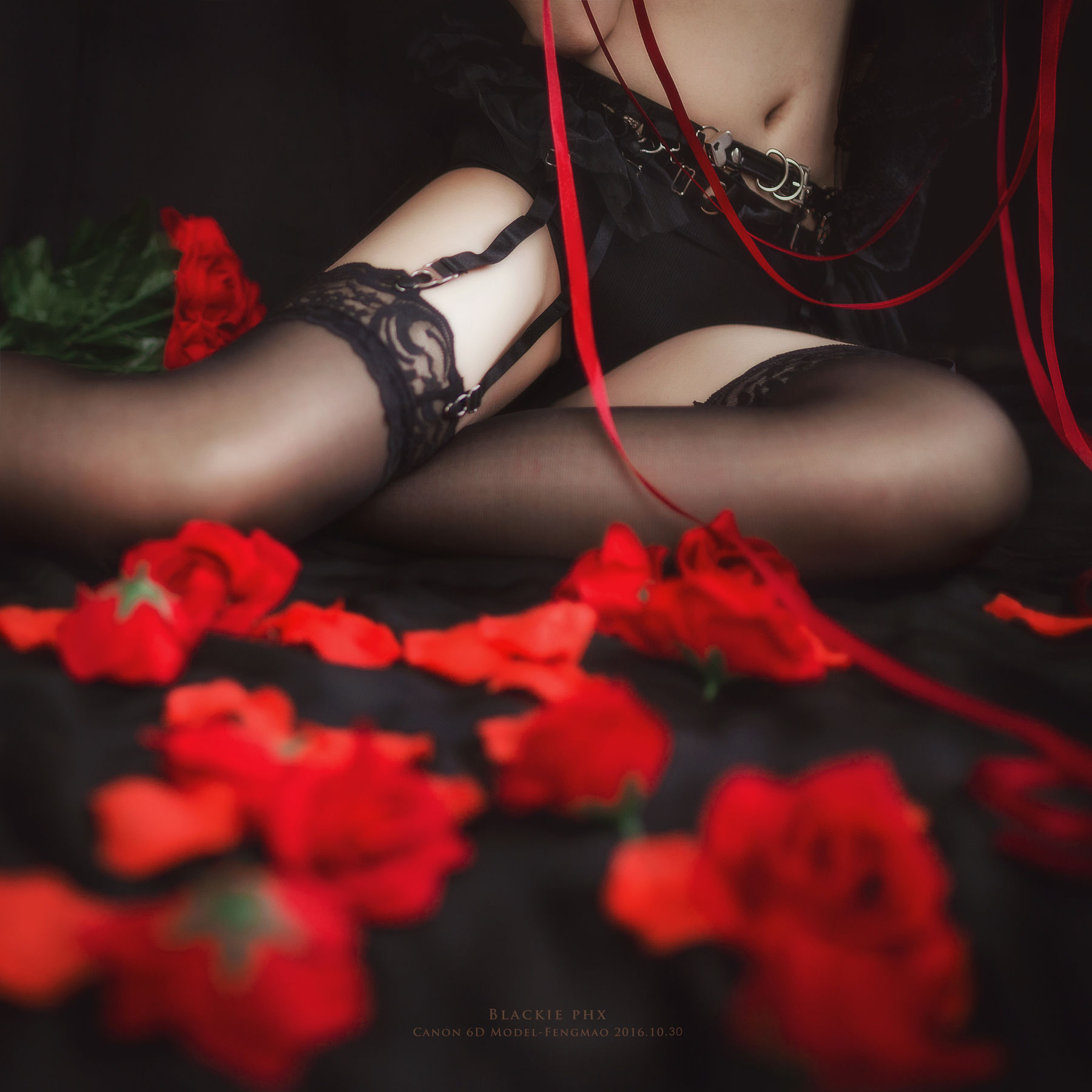 コスプレ写真] フェンマオSS - 黒薔薇