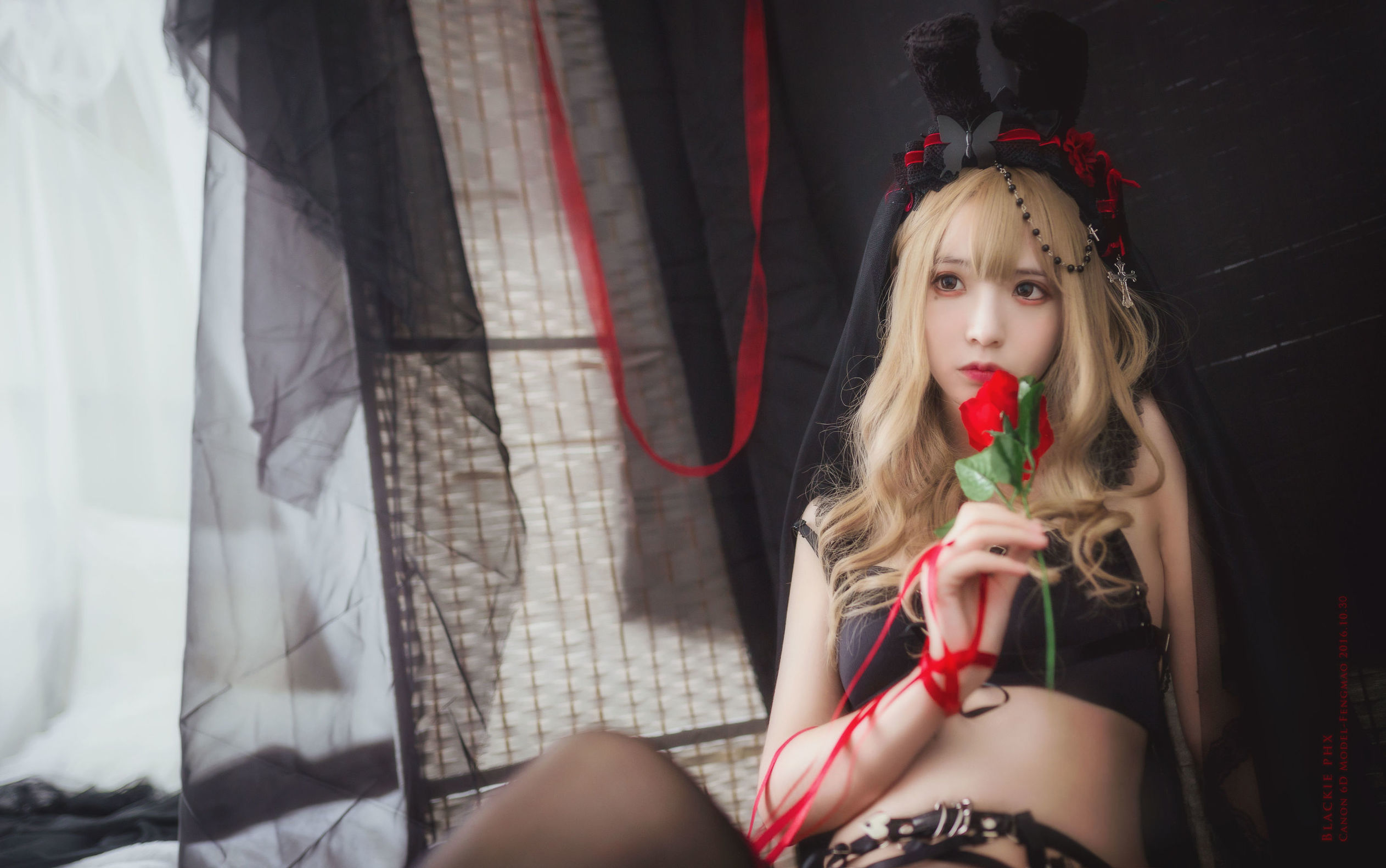 Cosplay Photos] Feng Mao ss - Black Rose