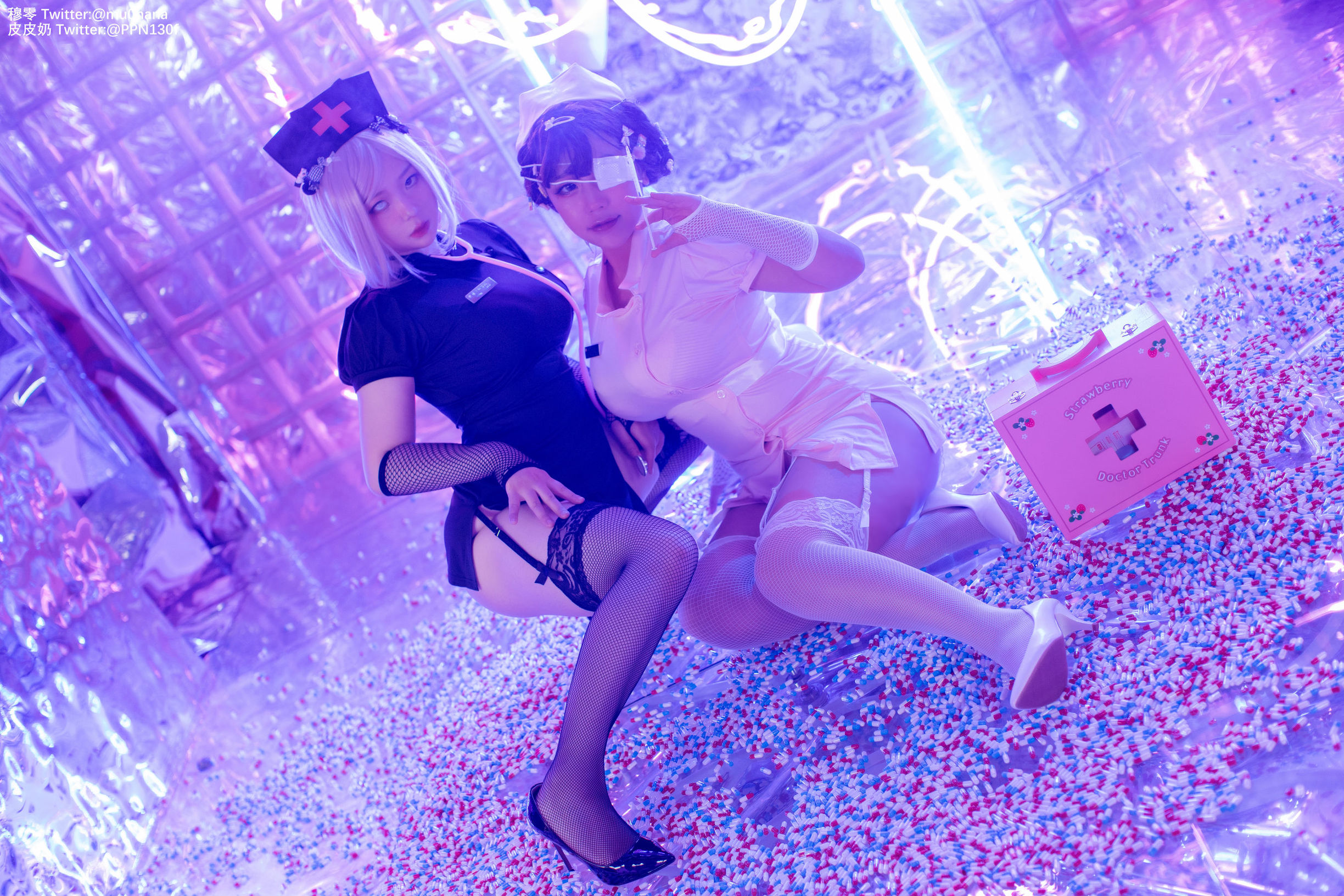 Cosplay寫真] 皮皮奶可可愛了啦 - 萬聖節邪惡護士