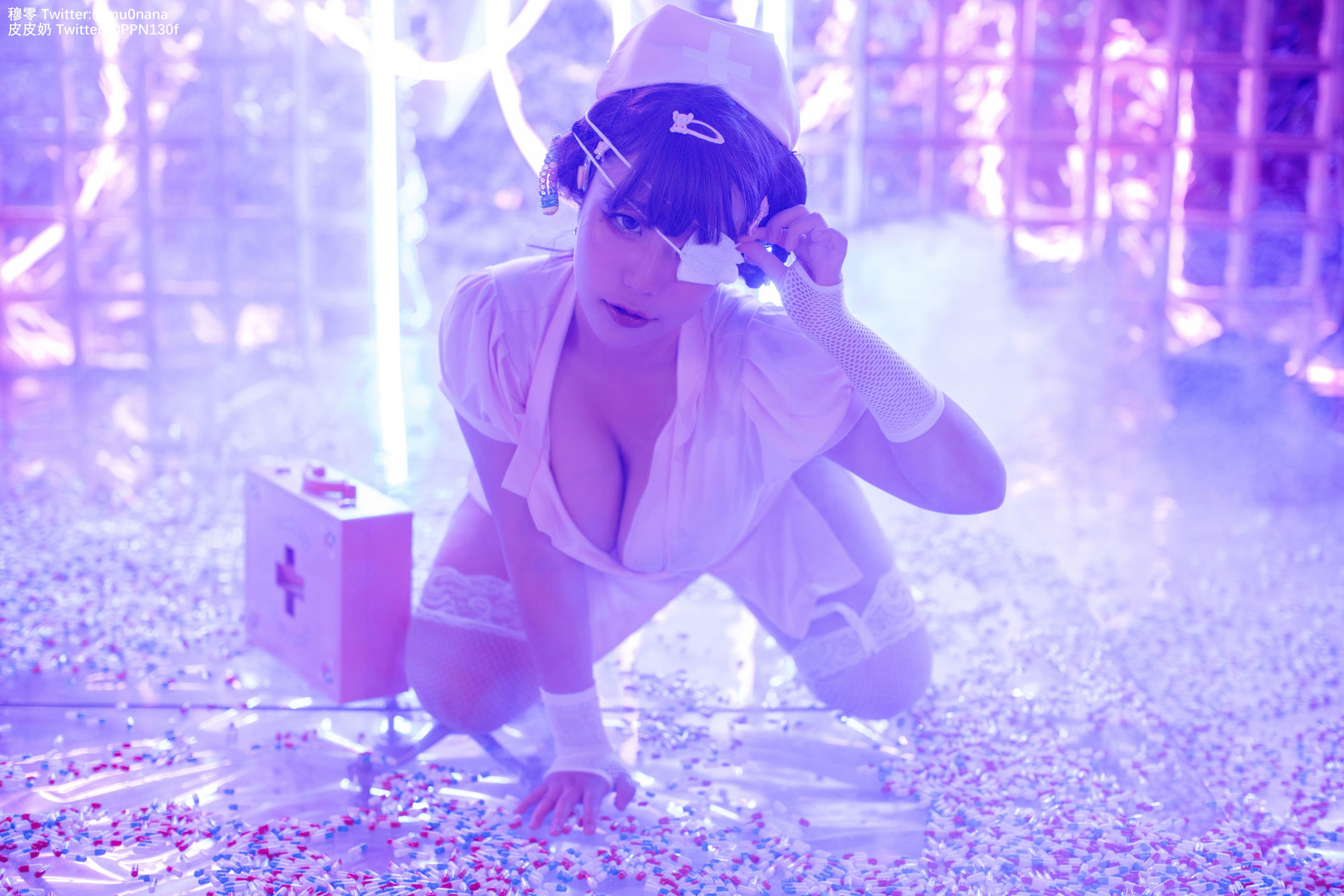 コスプレ写真] ピピナイかわいい - ハロウィンの邪悪なナース