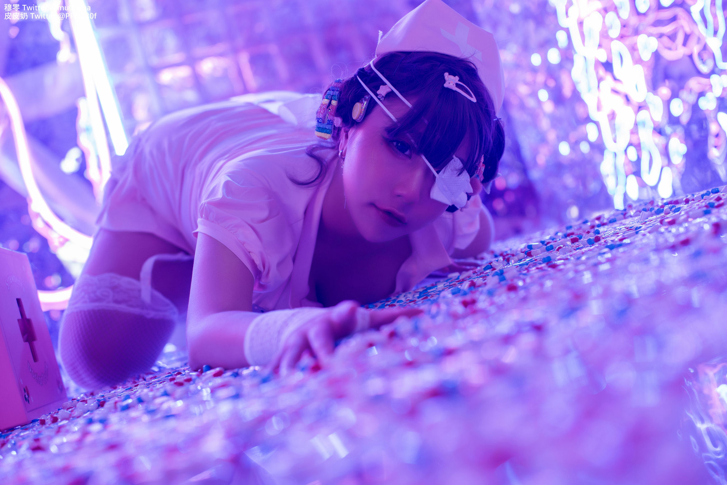 コスプレ写真] ピピナイかわいい - ハロウィンの邪悪なナース