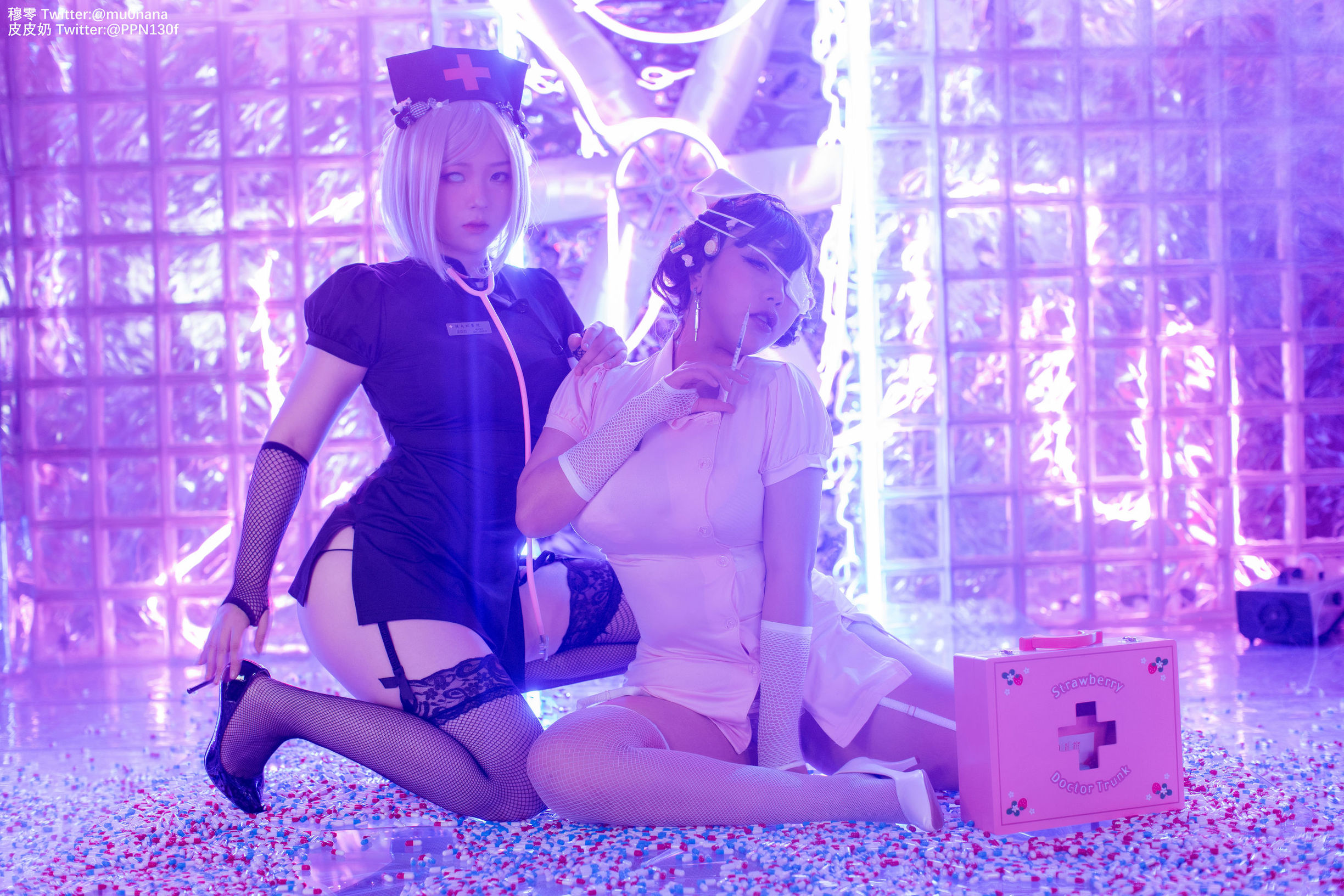 Cosplay寫真] 皮皮奶可可愛了啦 - 萬聖節邪惡護士