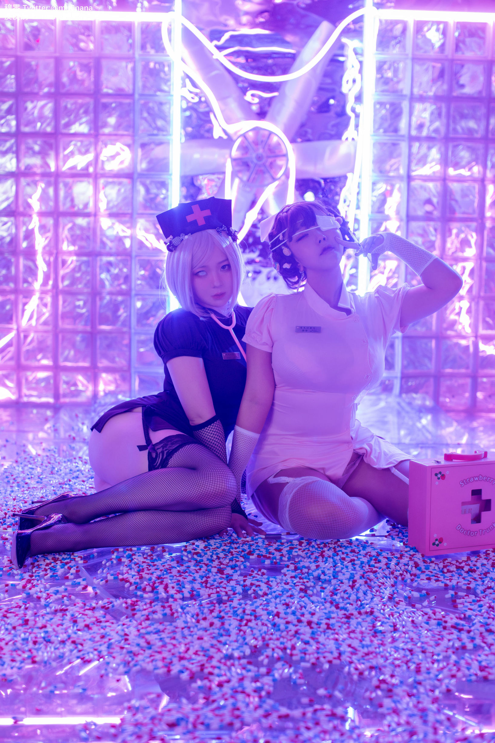 Cosplay寫真] 皮皮奶可可愛了啦 - 萬聖節邪惡護士