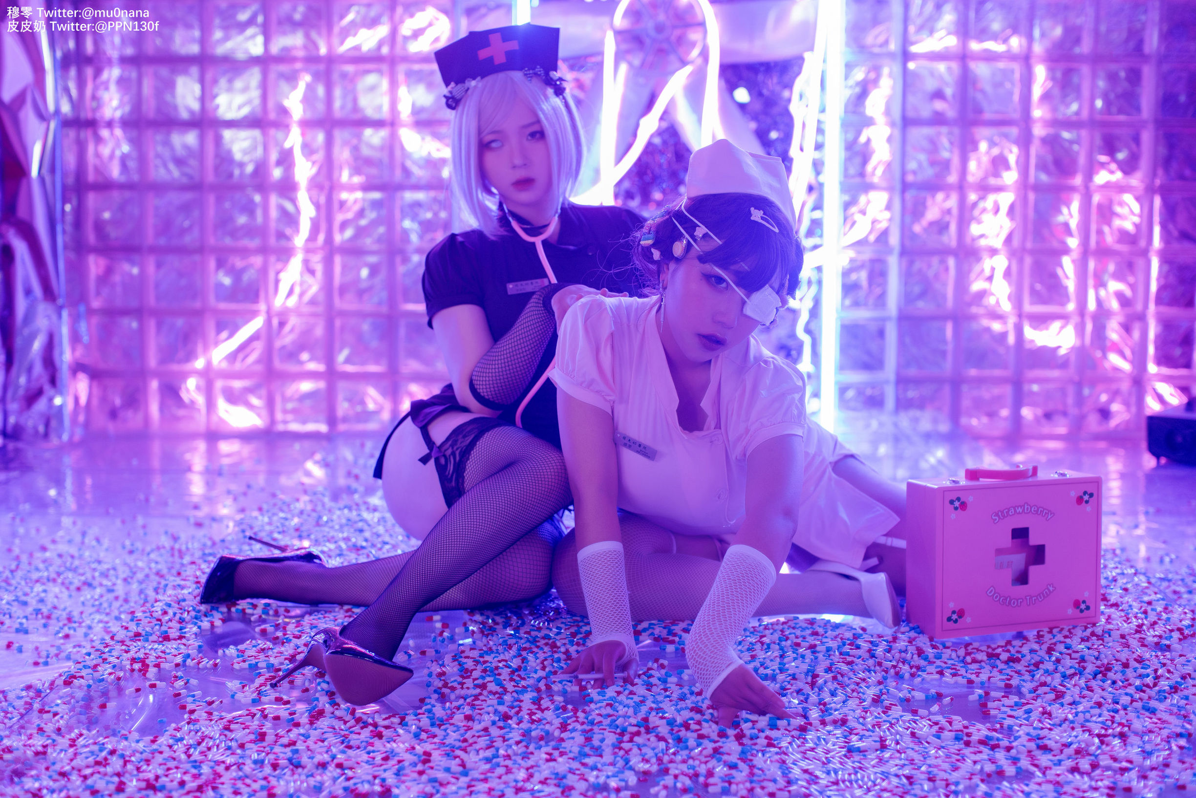 Cosplay寫真] 皮皮奶可可愛了啦 - 萬聖節邪惡護士