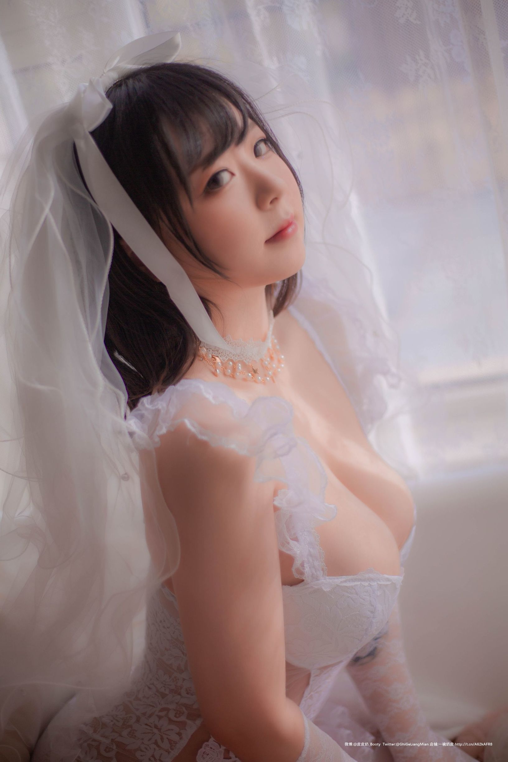คอสเพลย์ภาพถ่าย] ปิปิไน้น่ารักมากเลย - ชุดเจ้าสาวที่พร่ามัว