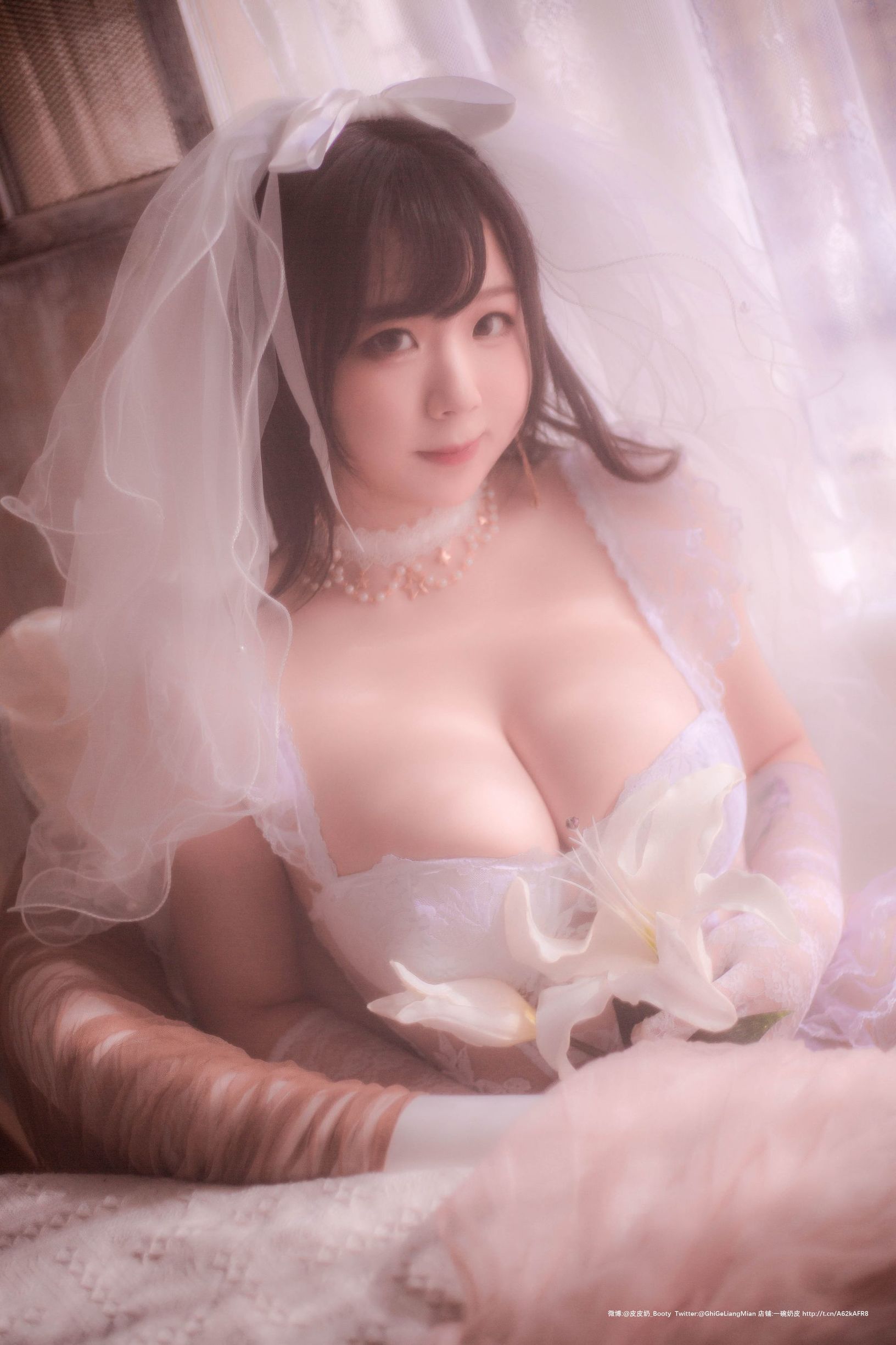 คอสเพลย์ภาพถ่าย] ปิปิไน้น่ารักมากเลย - ชุดเจ้าสาวที่พร่ามัว