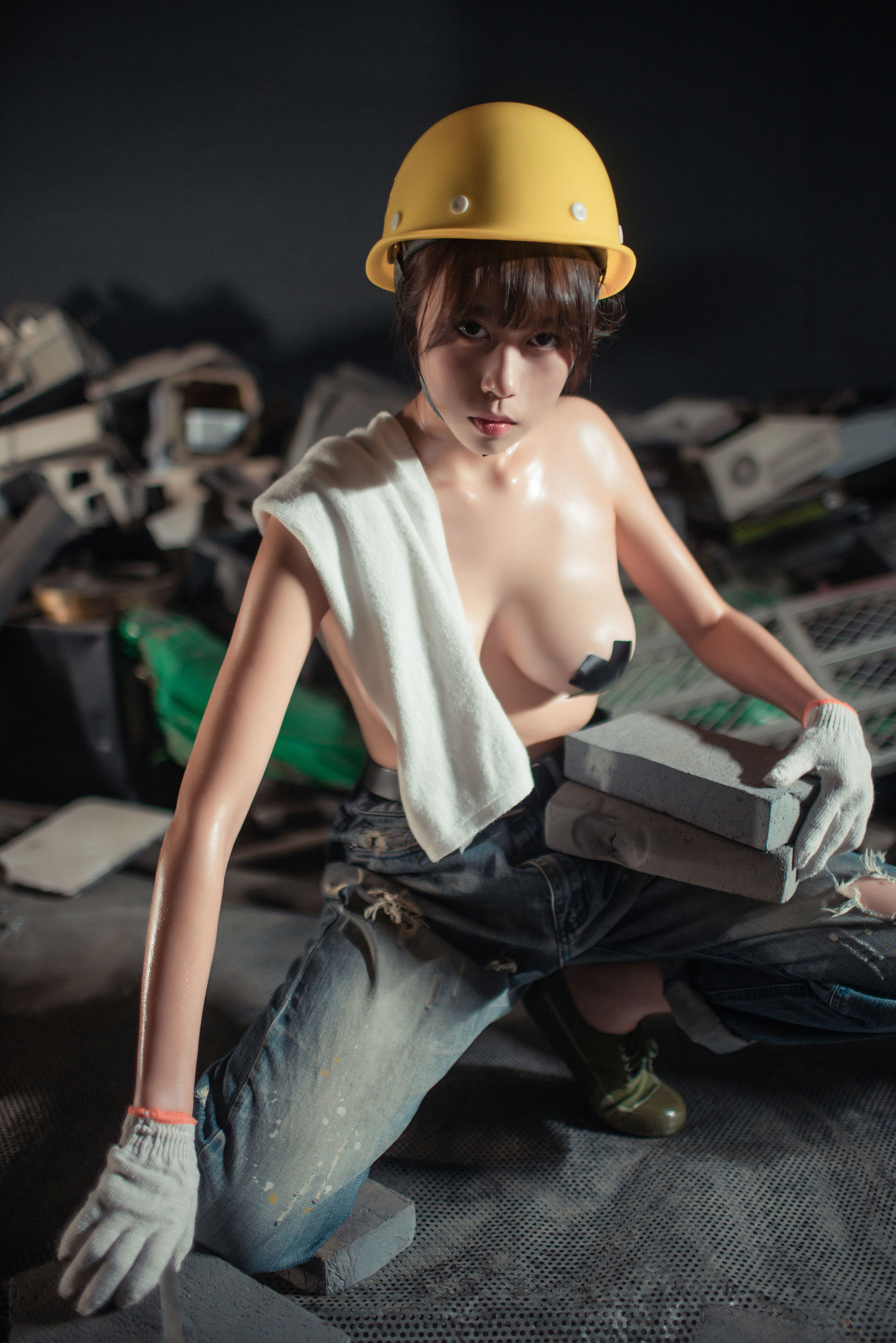 Cosplay寫真] 萌妹奈汐醬nice - 我們工人有力量