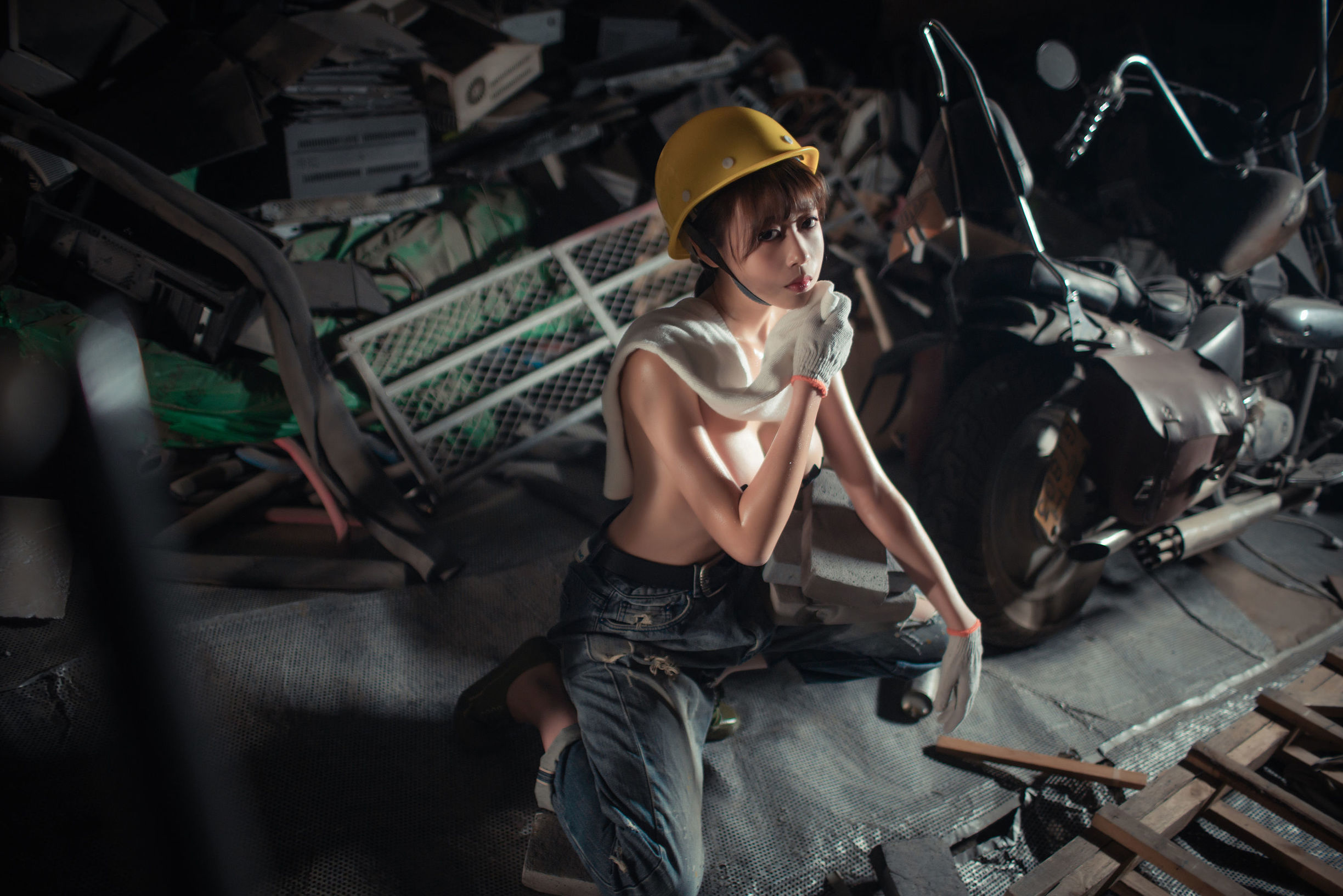 Cosplay寫真] 萌妹奈汐醬nice - 我們工人有力量