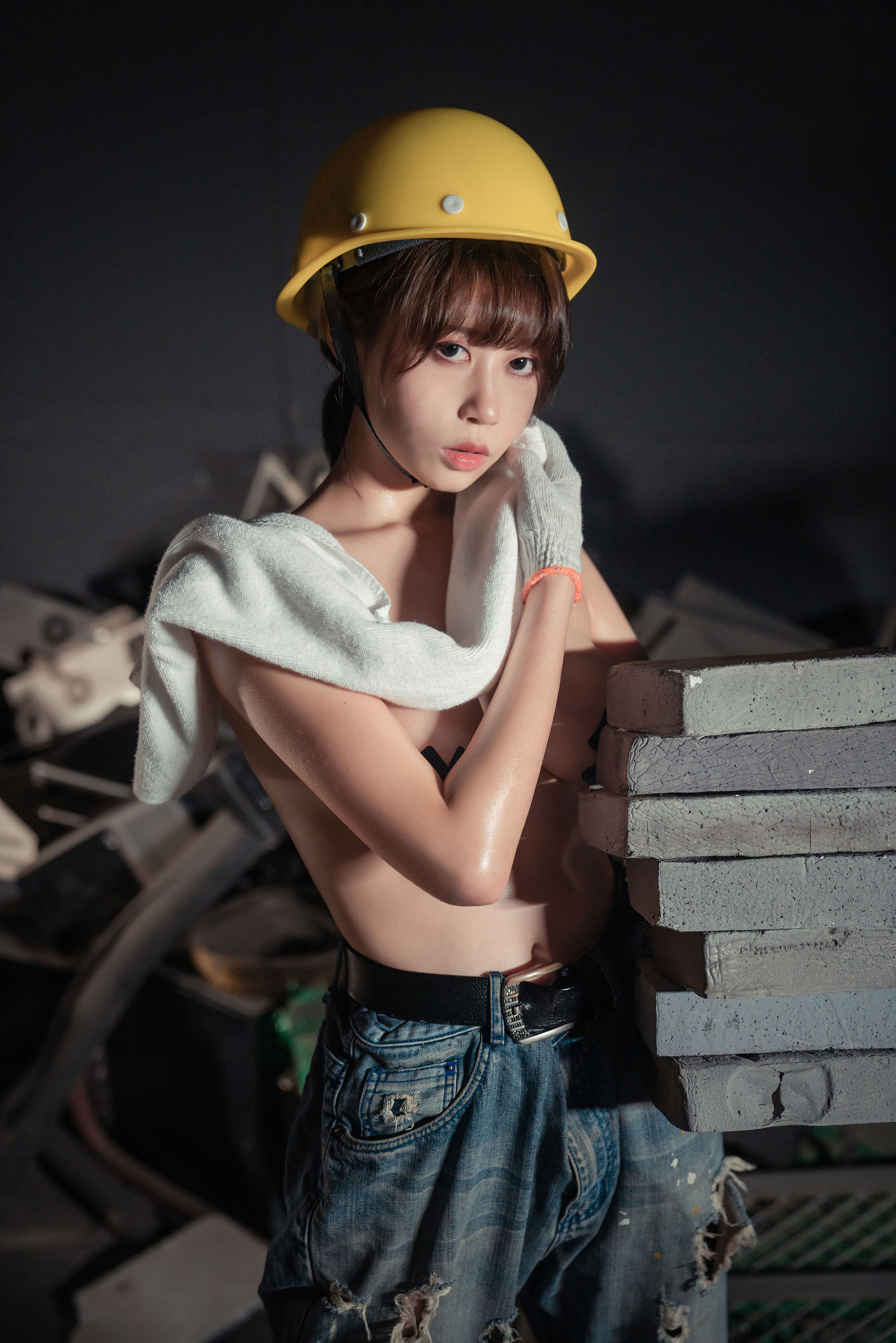 Cosplay Ảnh] Moe Mei Nai Xi Chan nice - Chúng ta công nhân có sức mạnh