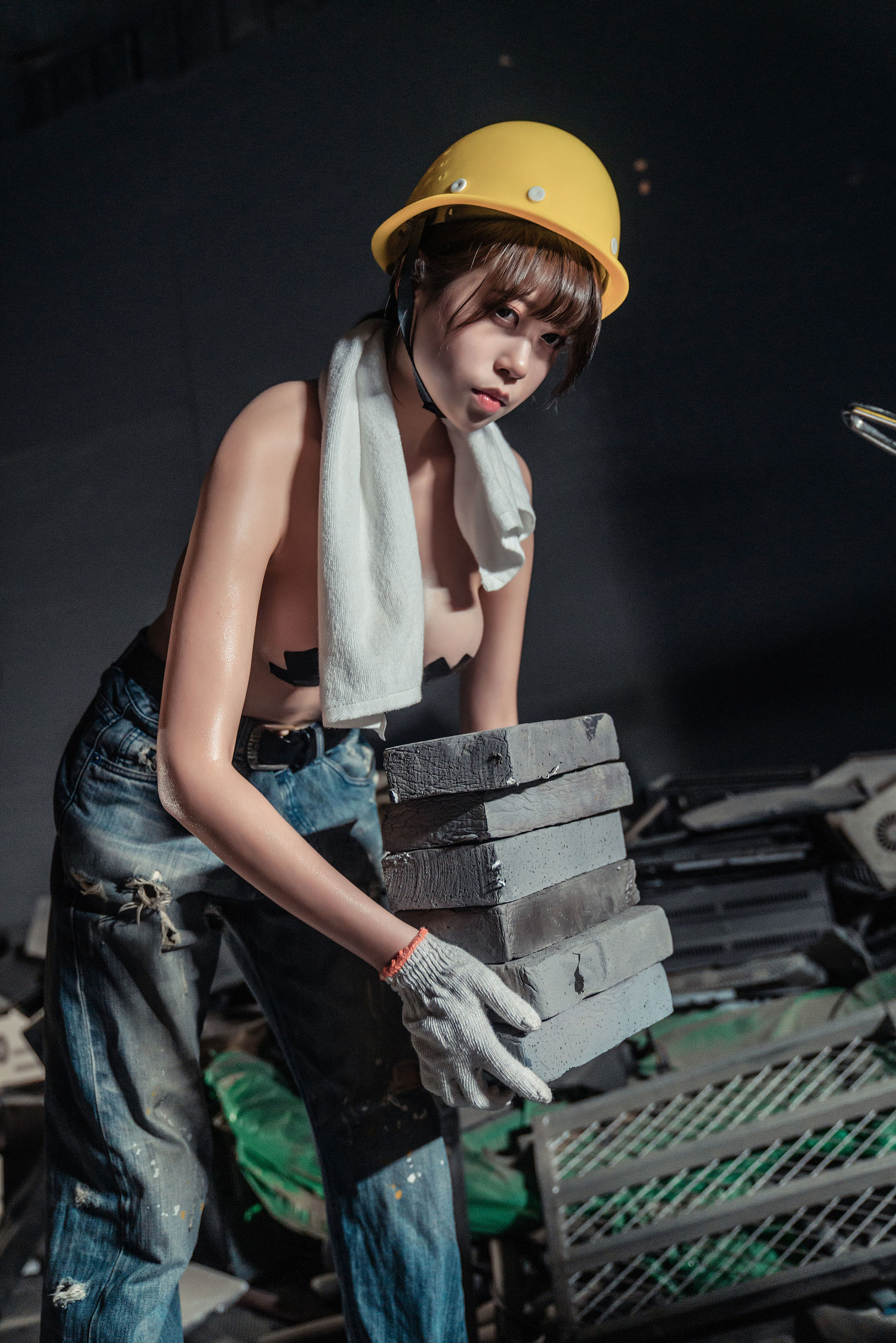 Cosplay Ảnh] Moe Mei Nai Xi Chan nice - Chúng ta công nhân có sức mạnh