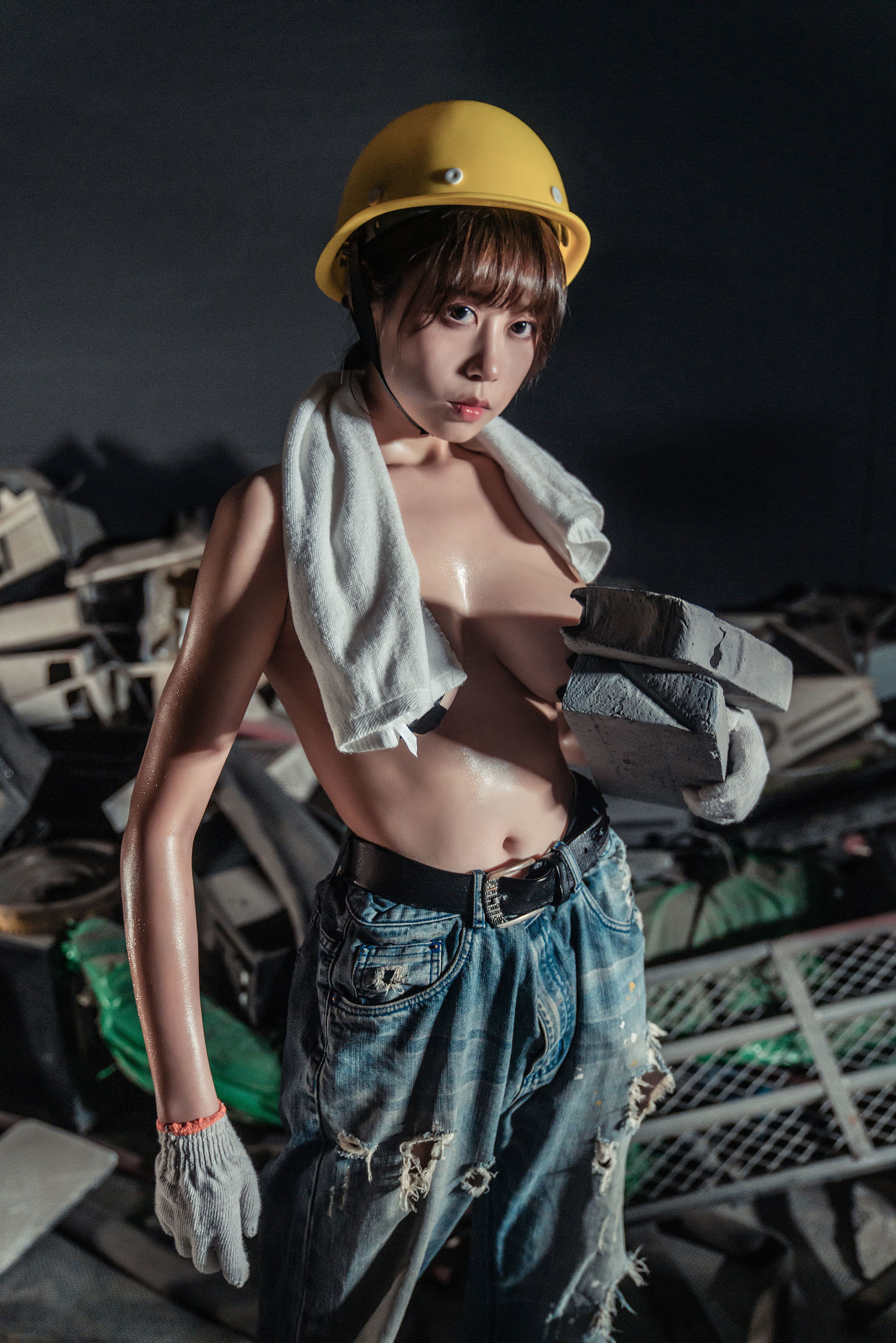Cosplay Ảnh] Moe Mei Nai Xi Chan nice - Chúng ta công nhân có sức mạnh