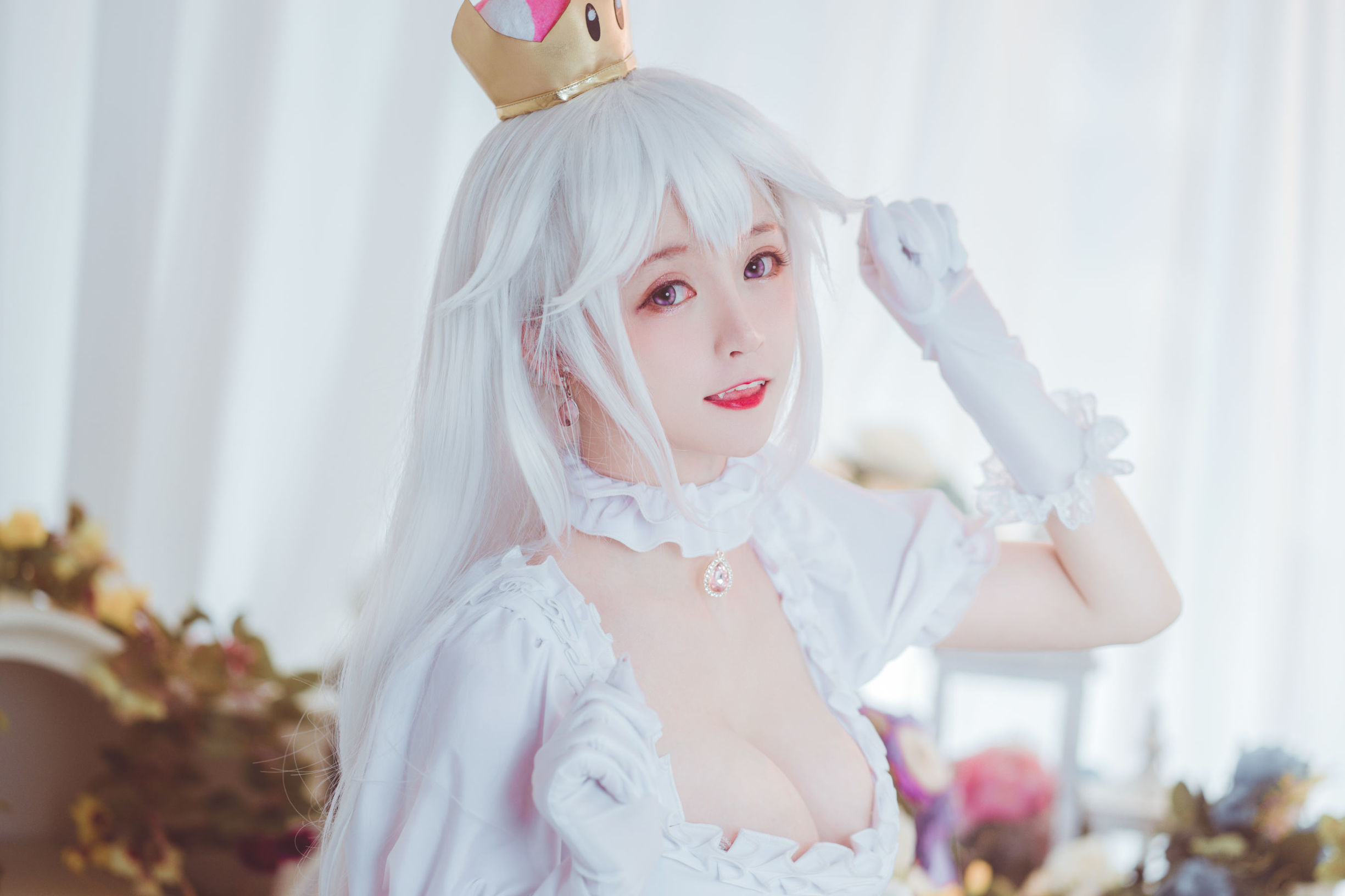 Cosplay寫真] 萌寵博主Yui金魚 - 幽靈姬