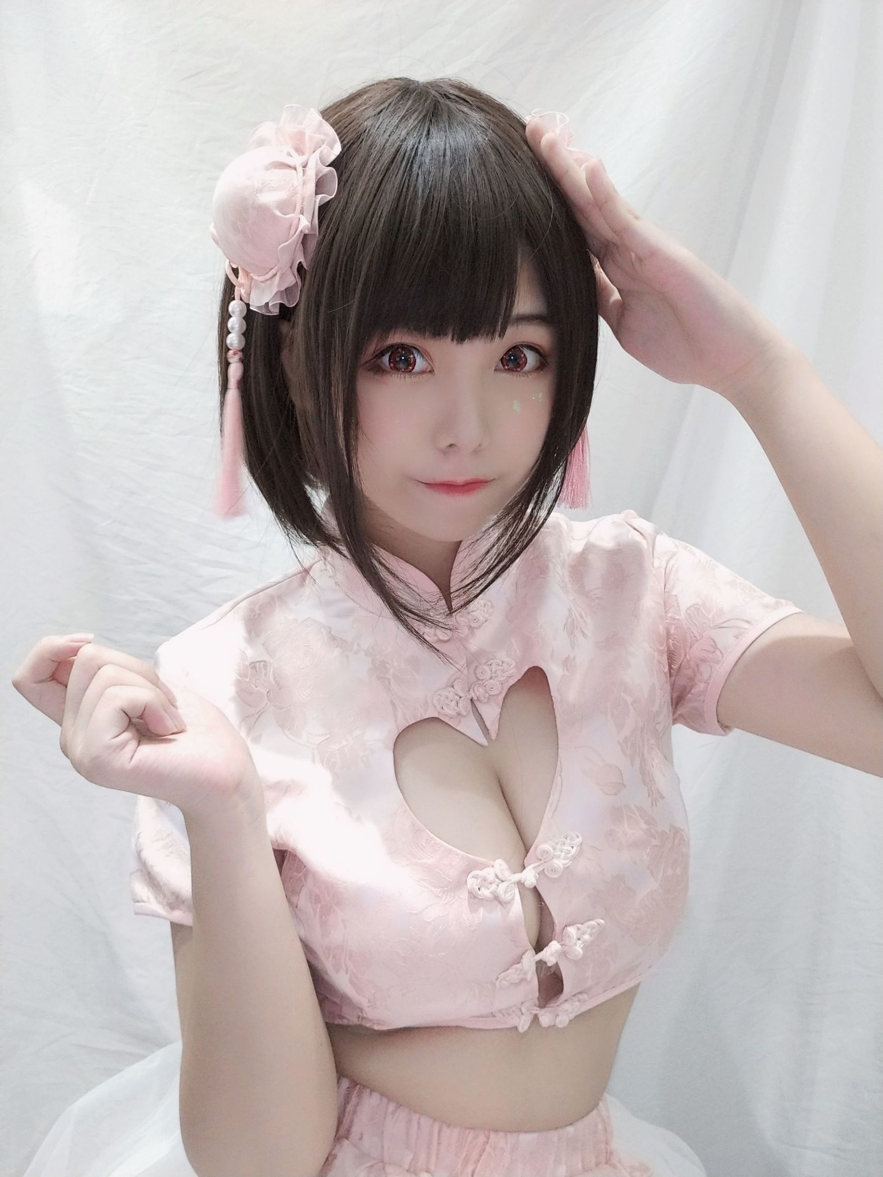 Cosplay Ảnh] Hệ Moe Cô Chị Mật Nhũ Mèo Cưu - Nàng Trung Hoa (Tự Chụp)