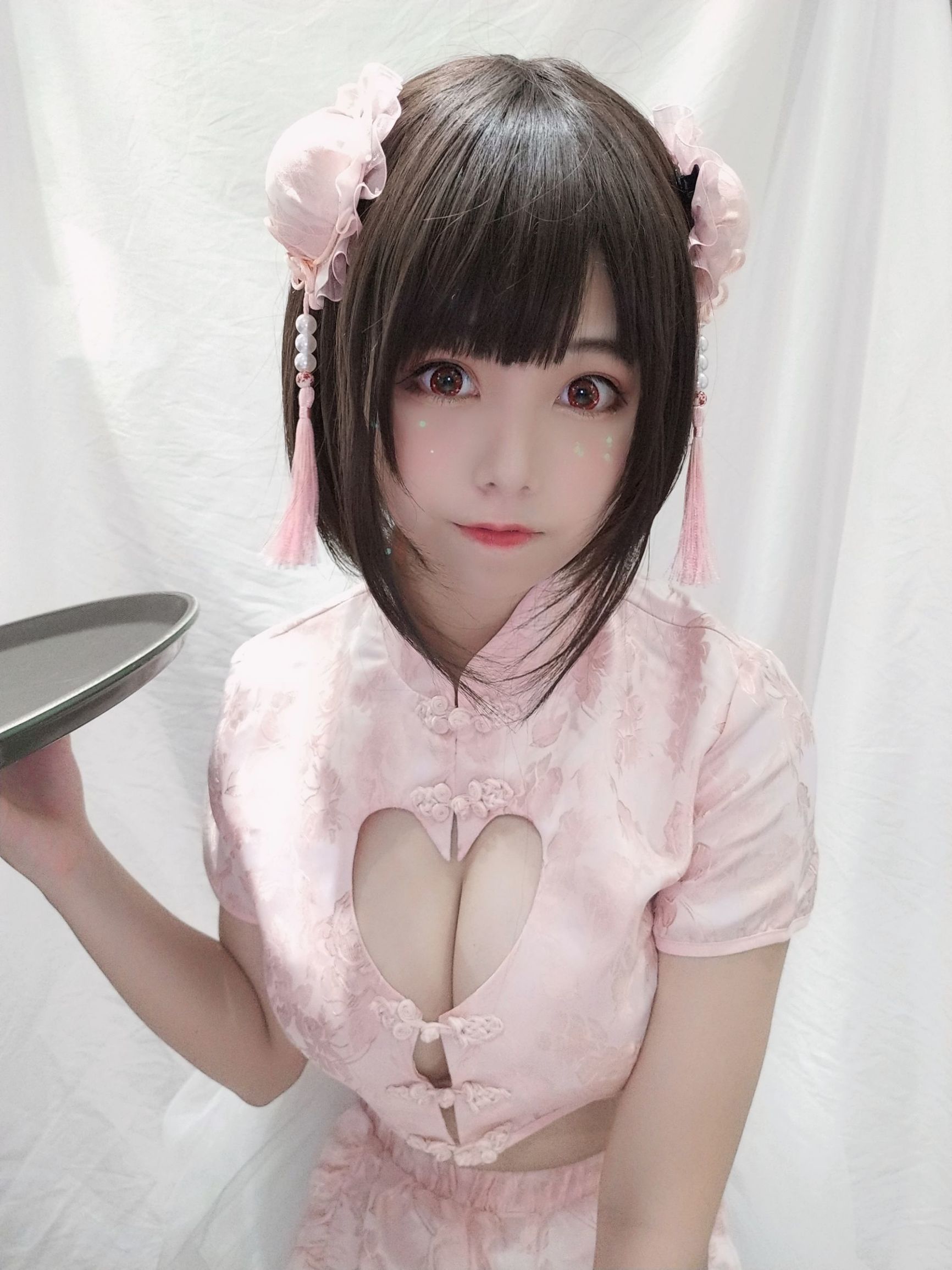 Cosplay Ảnh] Hệ Moe Cô Chị Mật Nhũ Mèo Cưu - Nàng Trung Hoa (Tự Chụp)