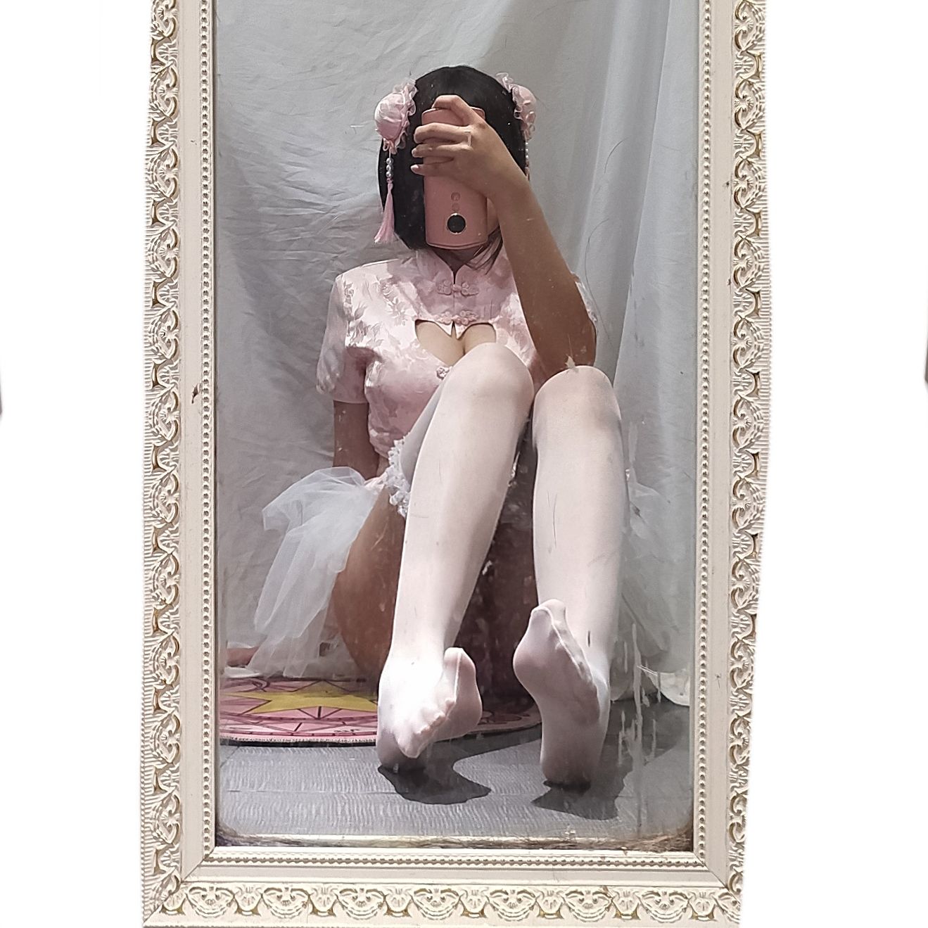 Cosplay写真] 萌え系お姉さん蜜汁猫裘 - 中華娘(自撮り)
