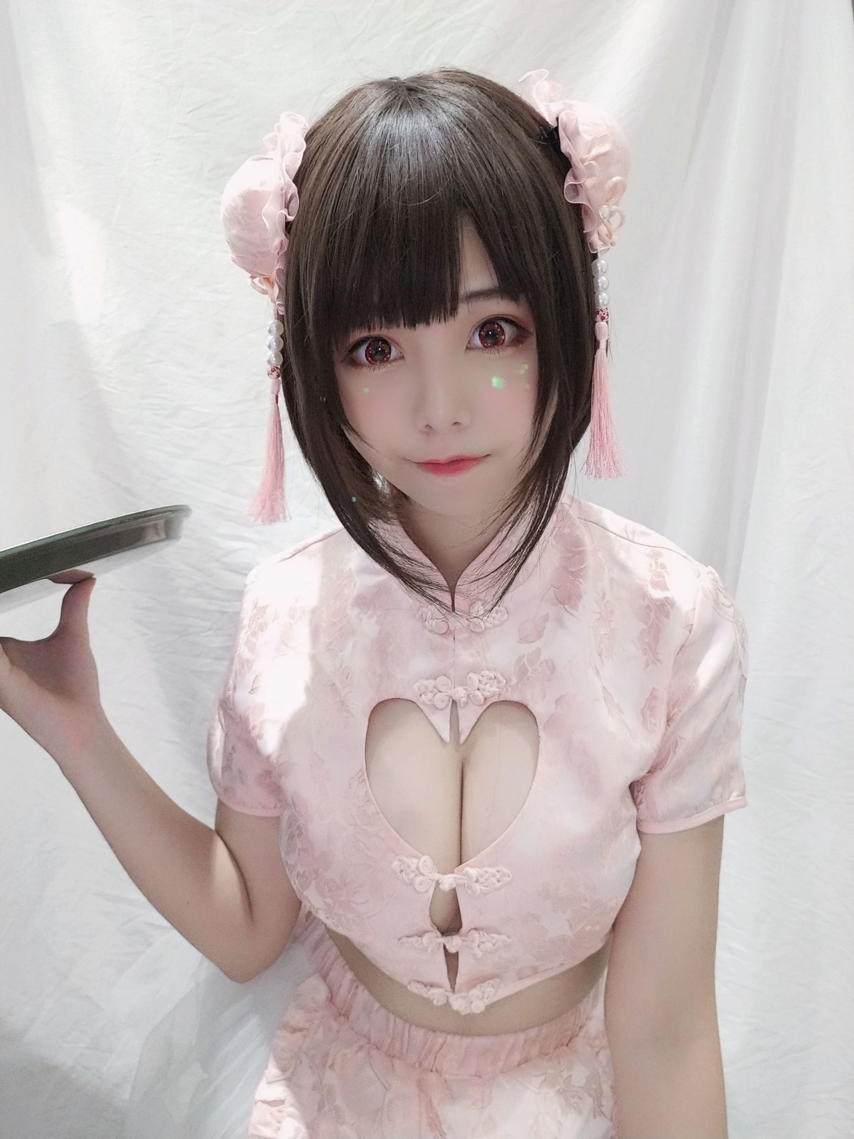 Cosplay Ảnh] Hệ Moe Cô Chị Mật Nhũ Mèo Cưu - Nàng Trung Hoa (Tự Chụp)