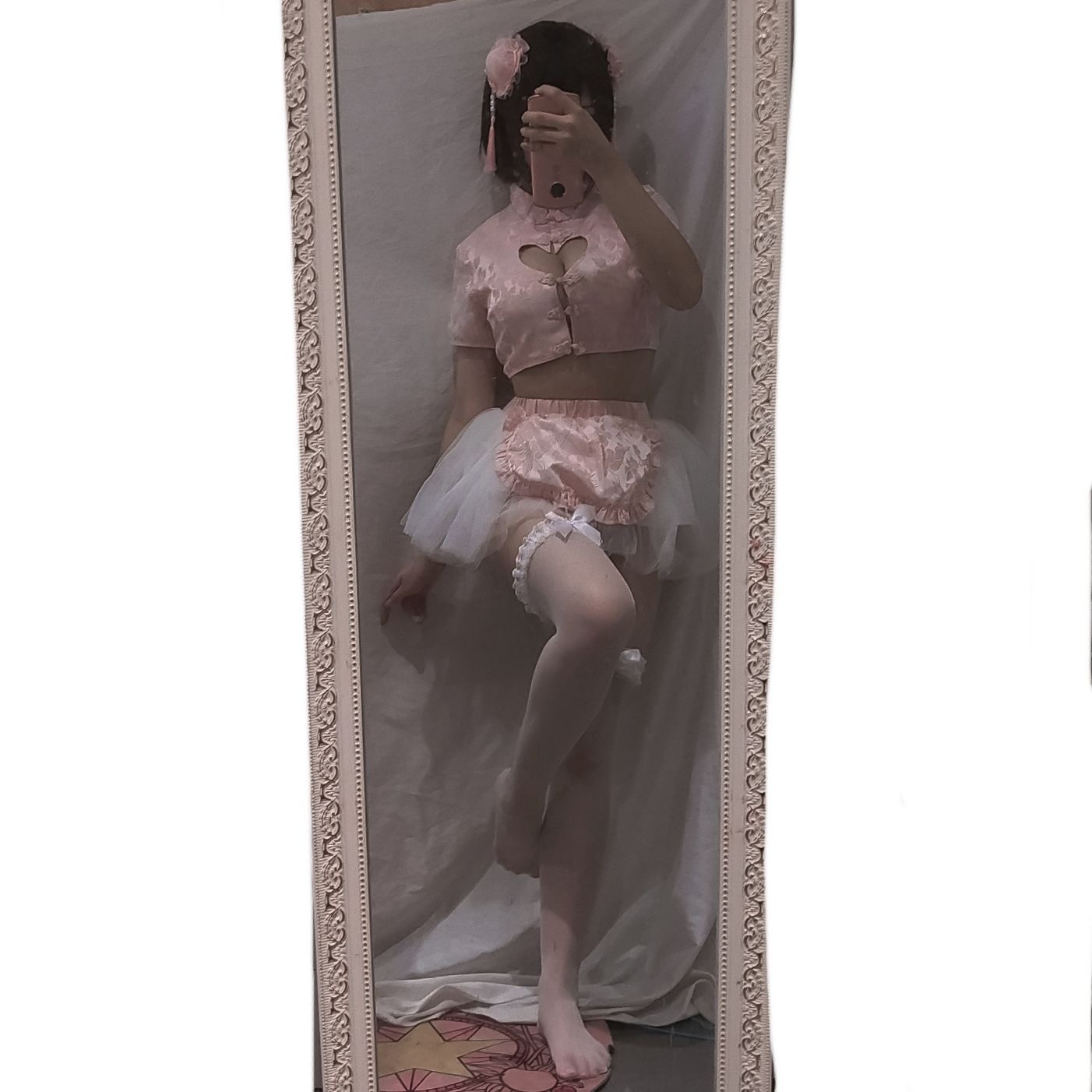 Cosplay写真] 萌え系お姉さん蜜汁猫裘 - 中華娘(自撮り)