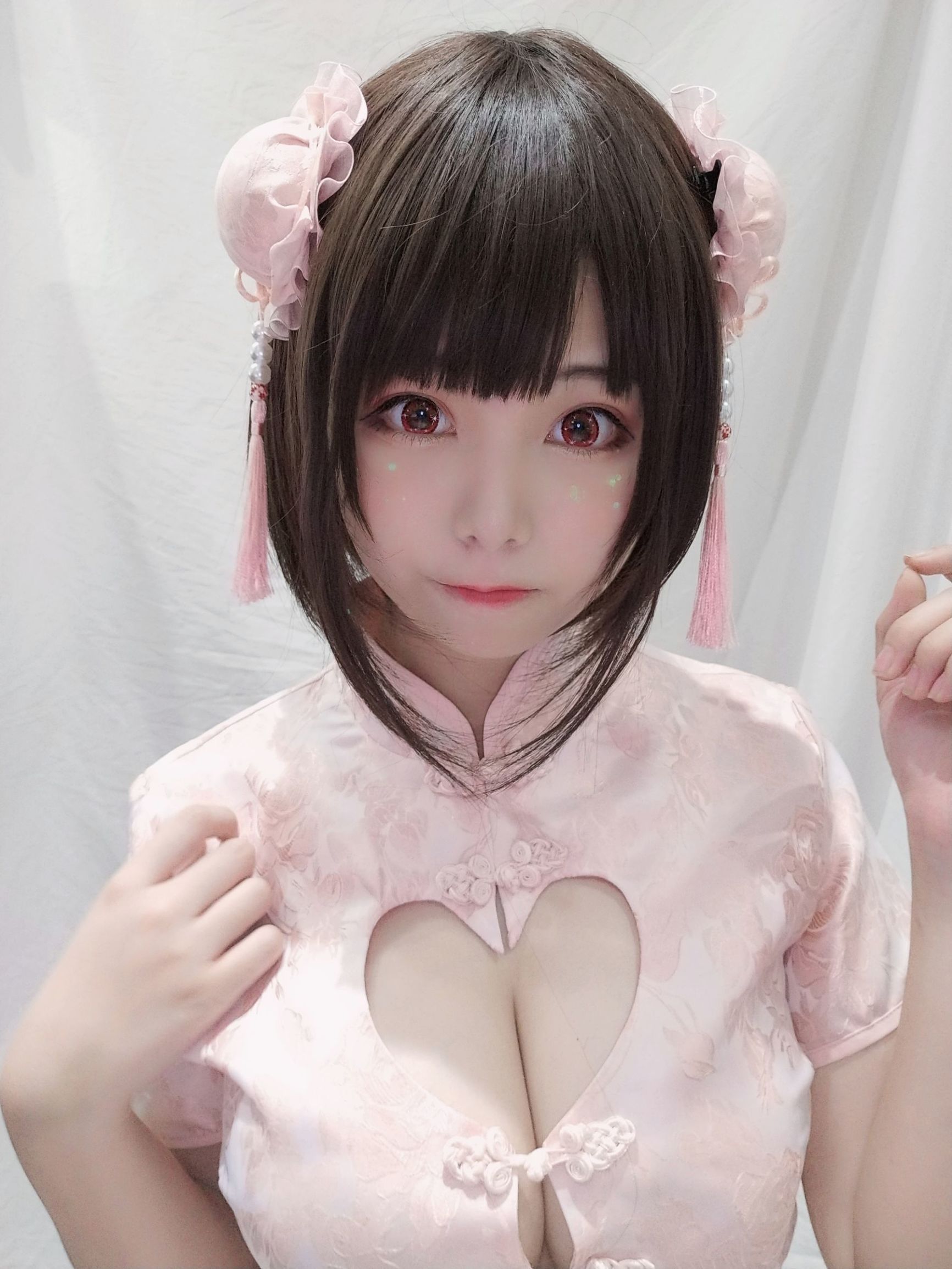 Cosplay Ảnh] Hệ Moe Cô Chị Mật Nhũ Mèo Cưu - Nàng Trung Hoa (Tự Chụp)
