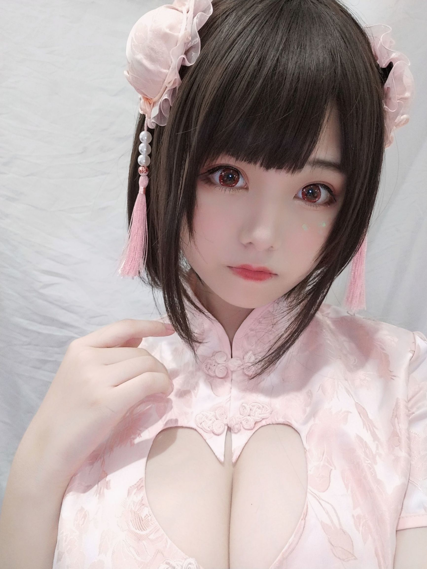 Cosplay写真] 萌え系お姉さん蜜汁猫裘 - 中華娘(自撮り)
