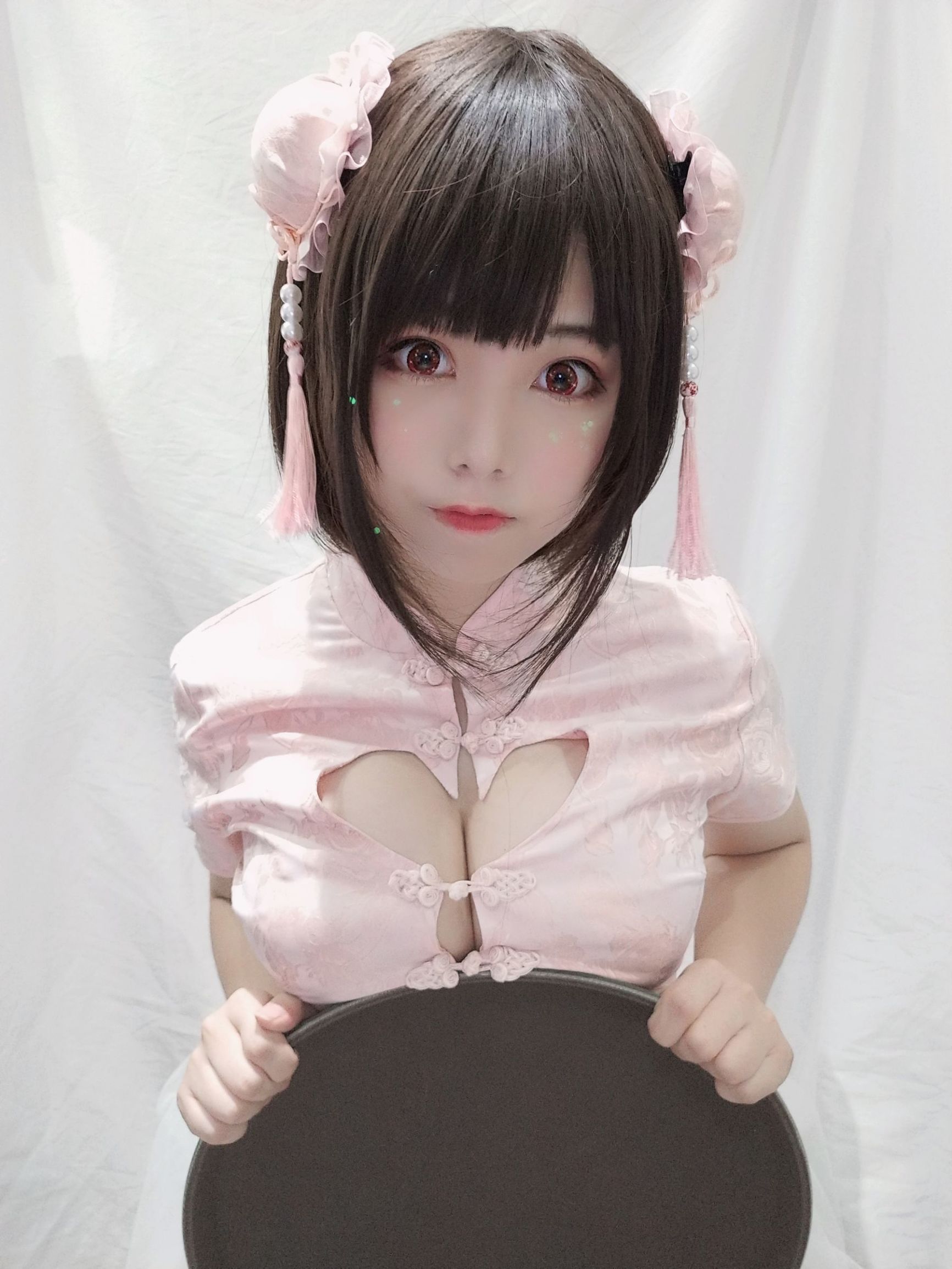 Cosplay Ảnh] Hệ Moe Cô Chị Mật Nhũ Mèo Cưu - Nàng Trung Hoa (Tự Chụp)