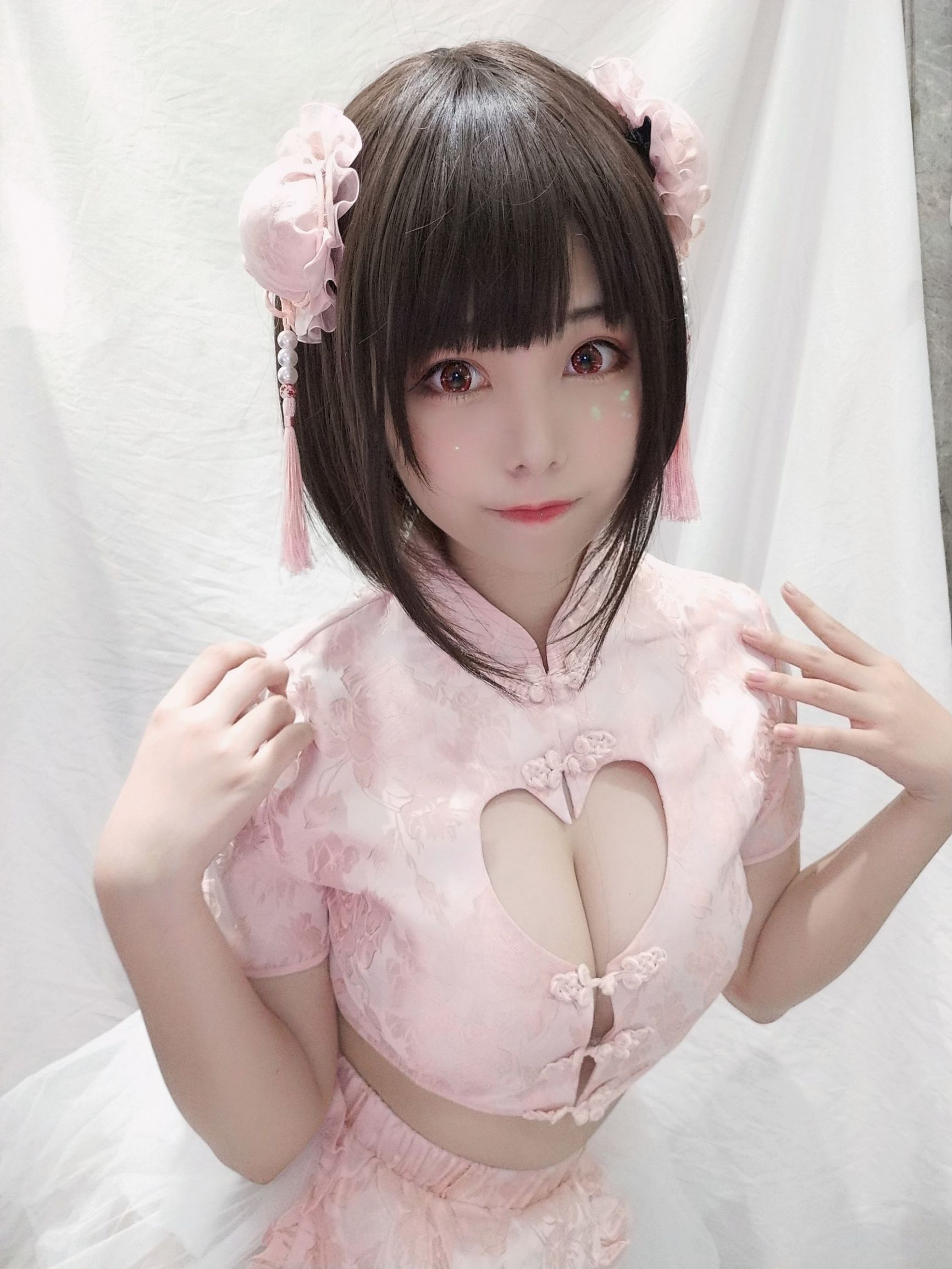 Cosplay Ảnh] Hệ Moe Cô Chị Mật Nhũ Mèo Cưu - Nàng Trung Hoa (Tự Chụp)